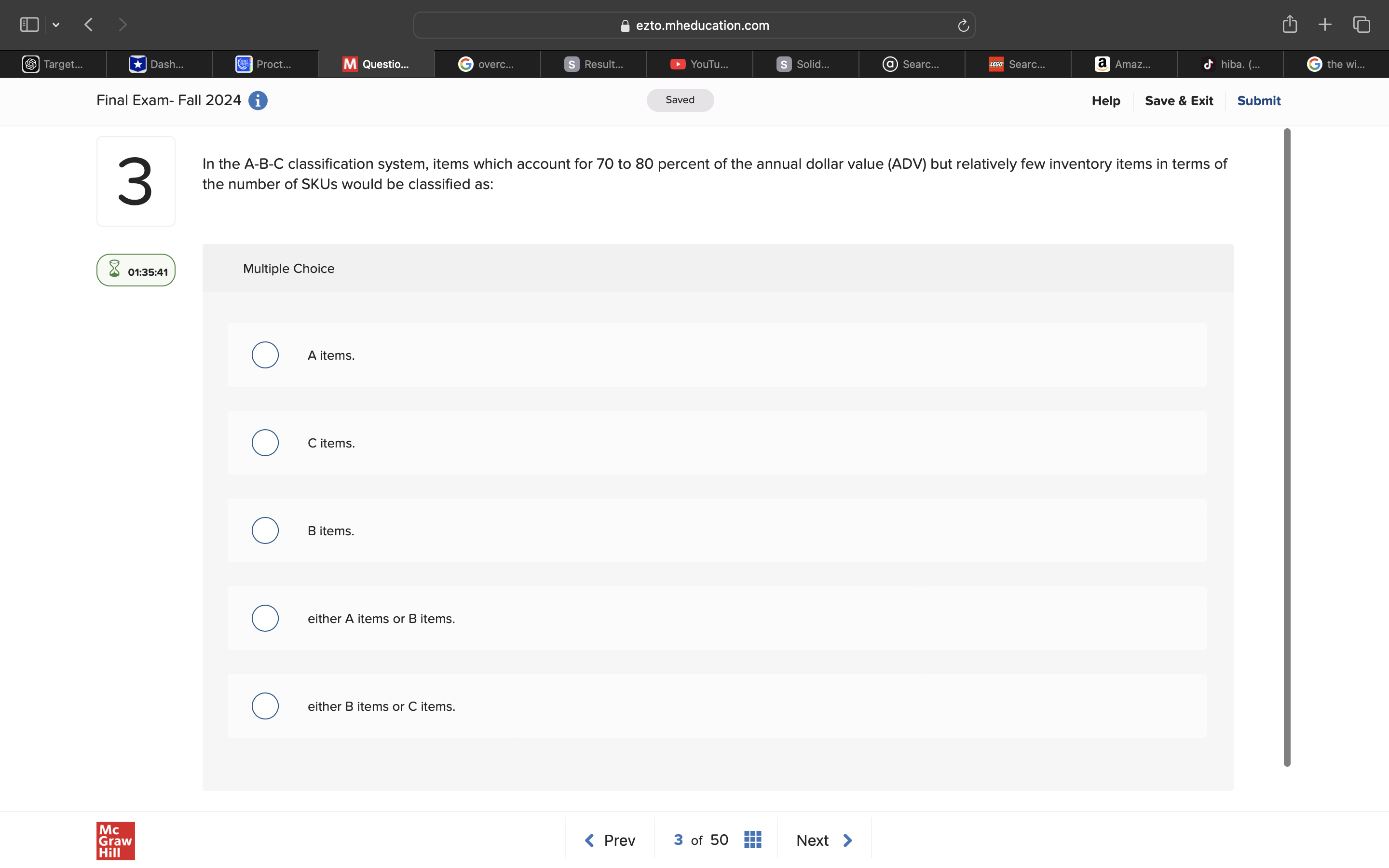 answer ezto.mheducation.com + Target... *Dash.