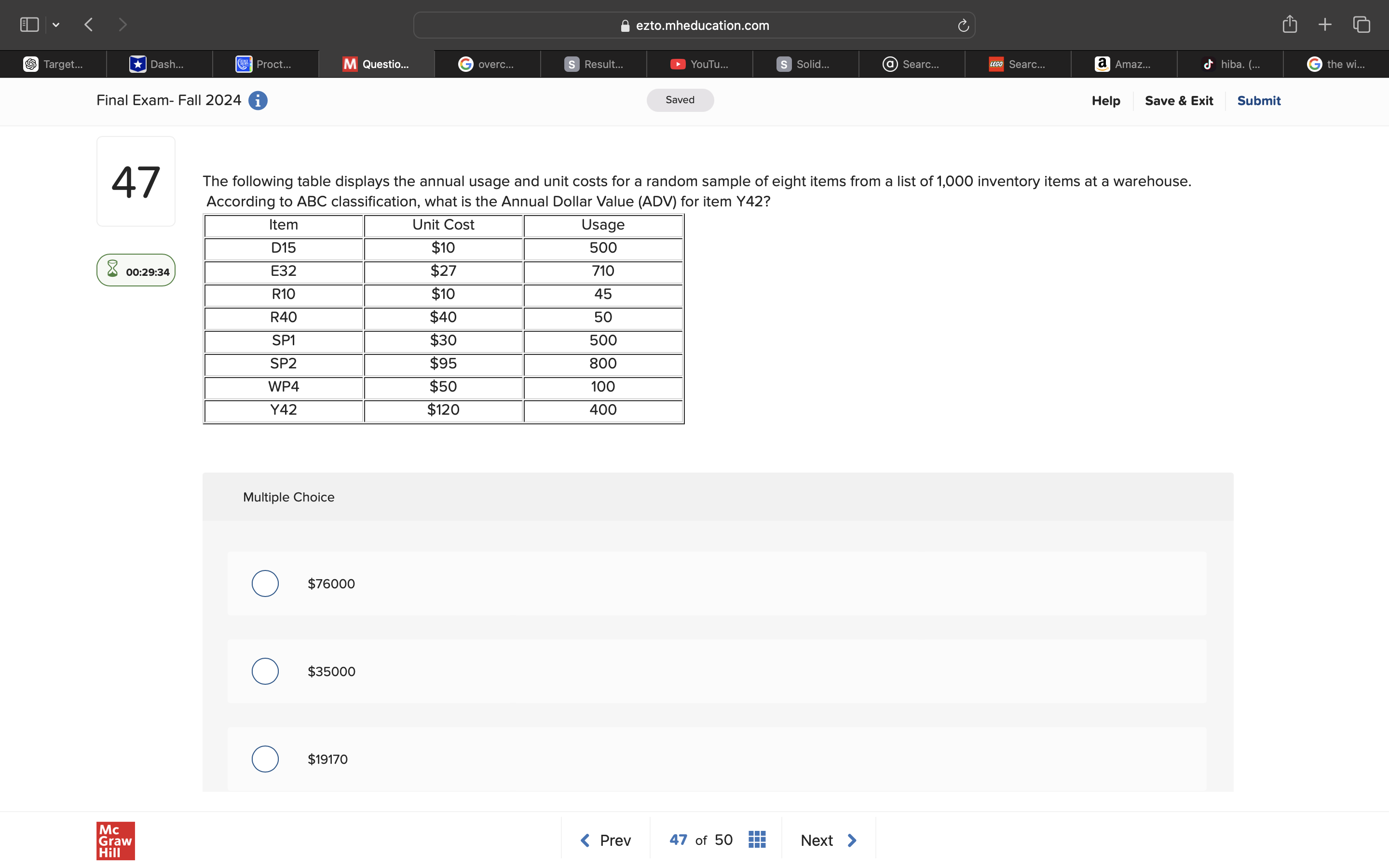 answer ezto.mheducation.com + Target... *Dash.