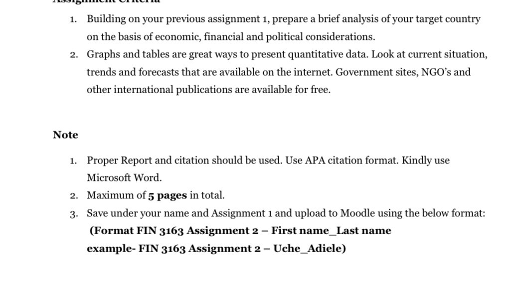 1. Building on your previous assignment 1,