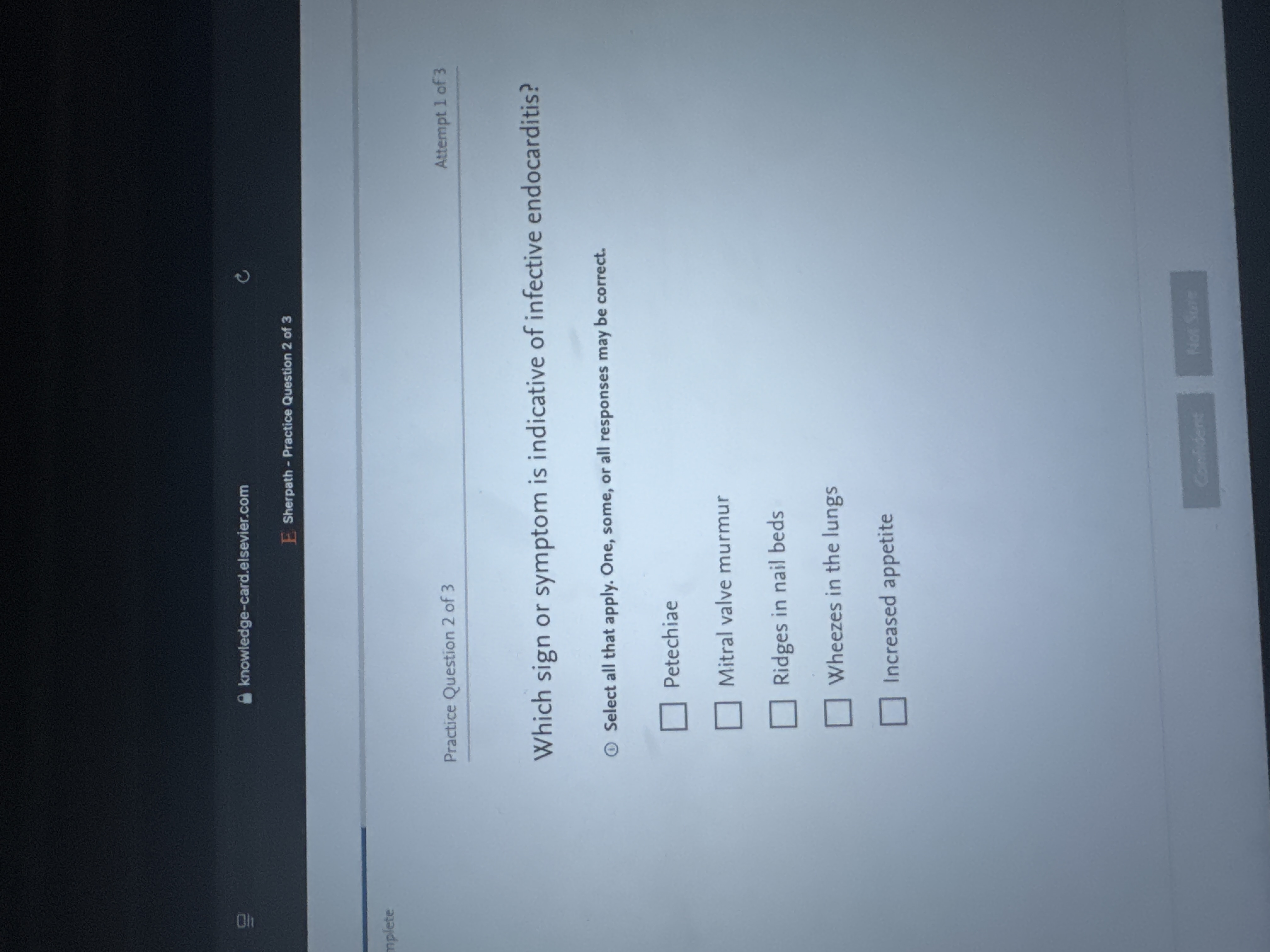 Answet knowledge-card.elsevier.com C E Sherpath -