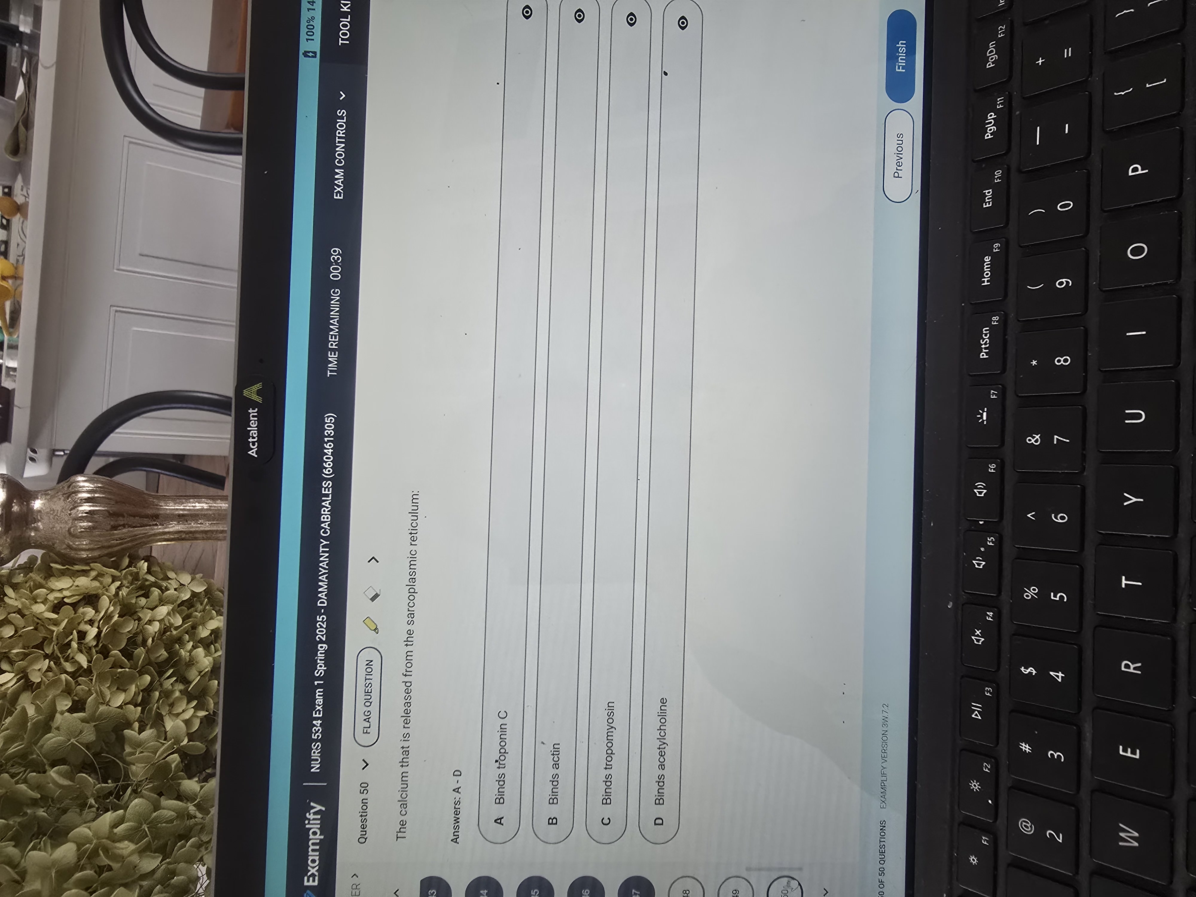 answer the attached question Actalent 4 100% 1