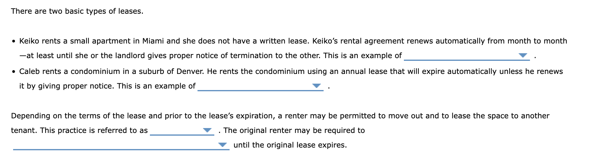 please fill in the blanks There are two basic