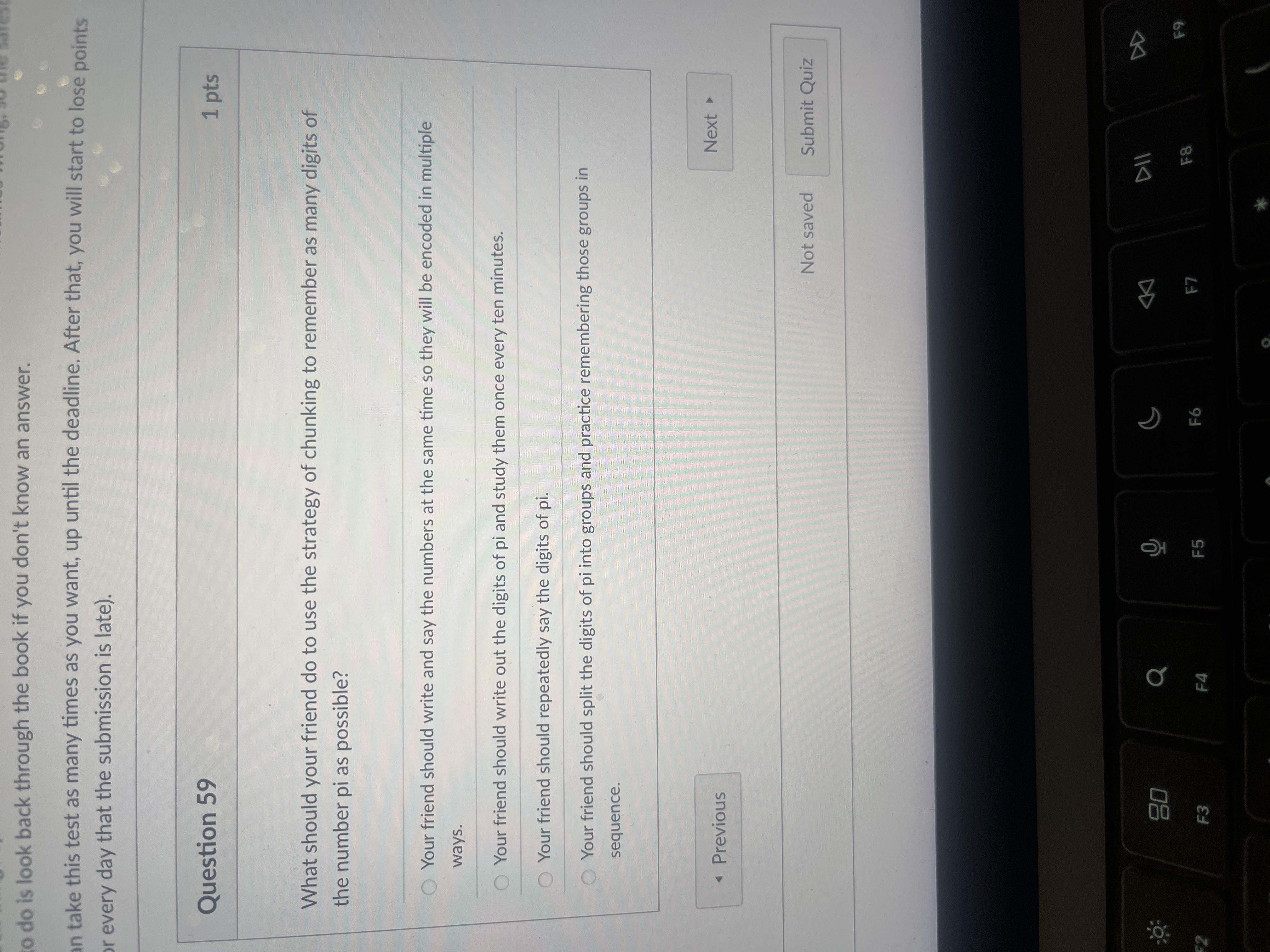 answer o do is look back through the book if you