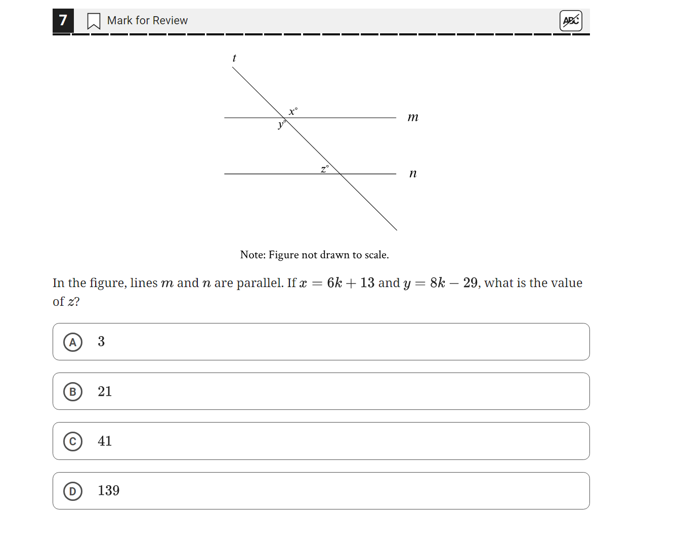 answer m Mark for Review Note: Figure not drawn
