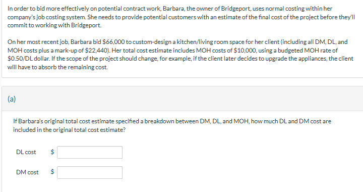 answer In order to bid more effectively on