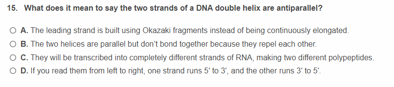 answer 15. What does it mean to say the two