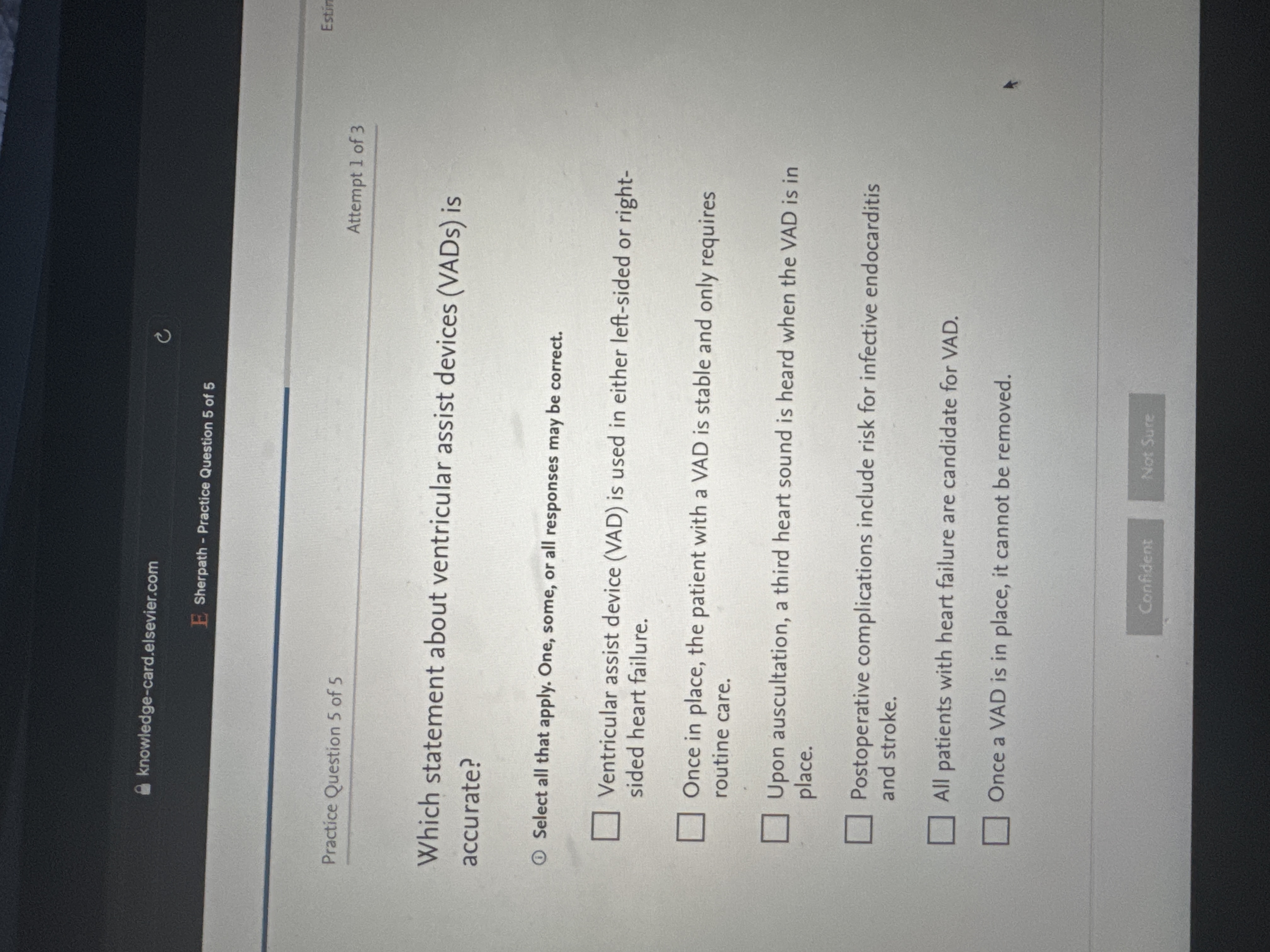 Answer knowledge-card.elsevier.com C E Sherpath -