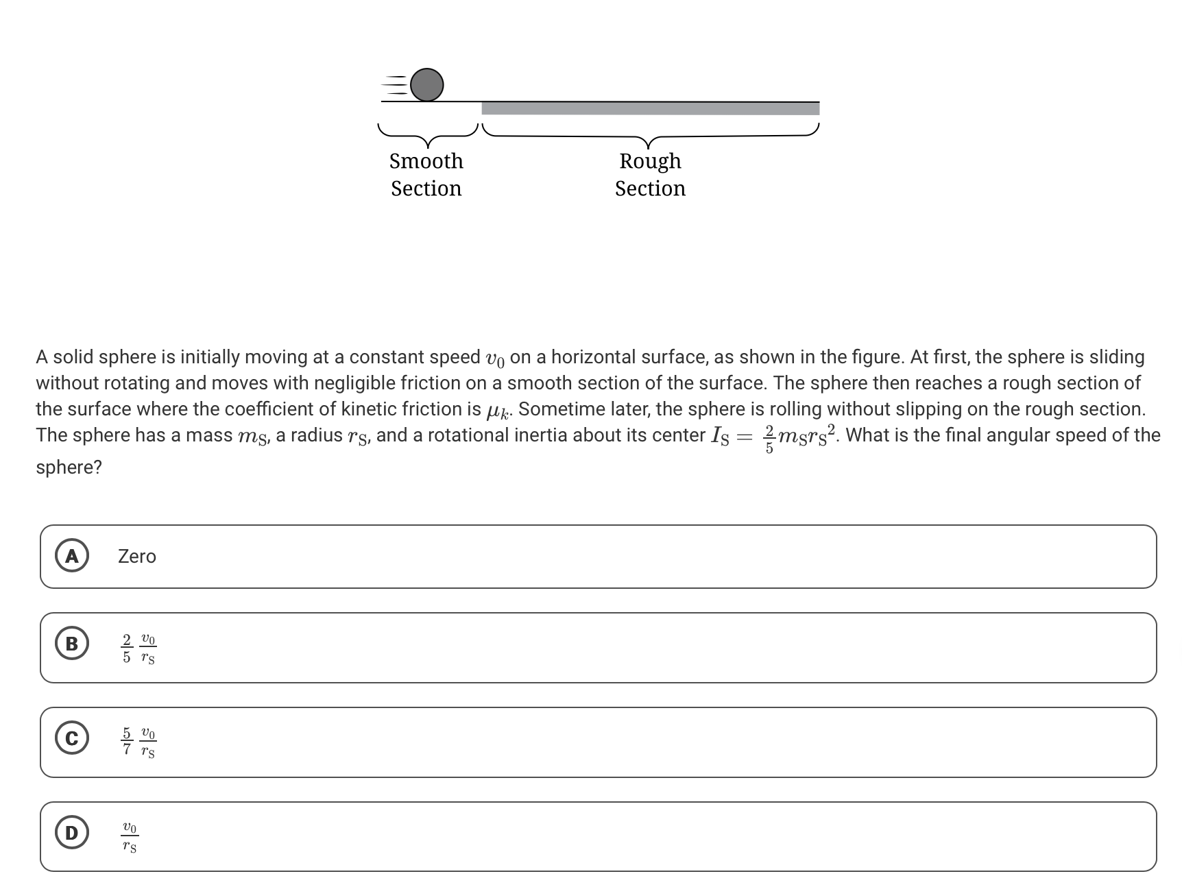 give the answer H_/ Smooth Rough Section Section