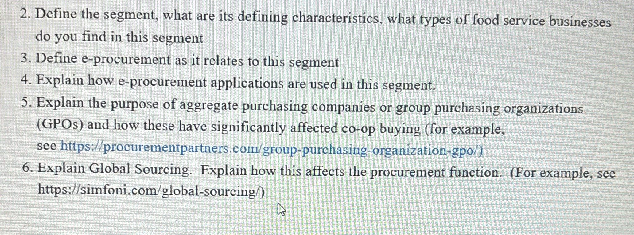 can you help me answer these questions regarding