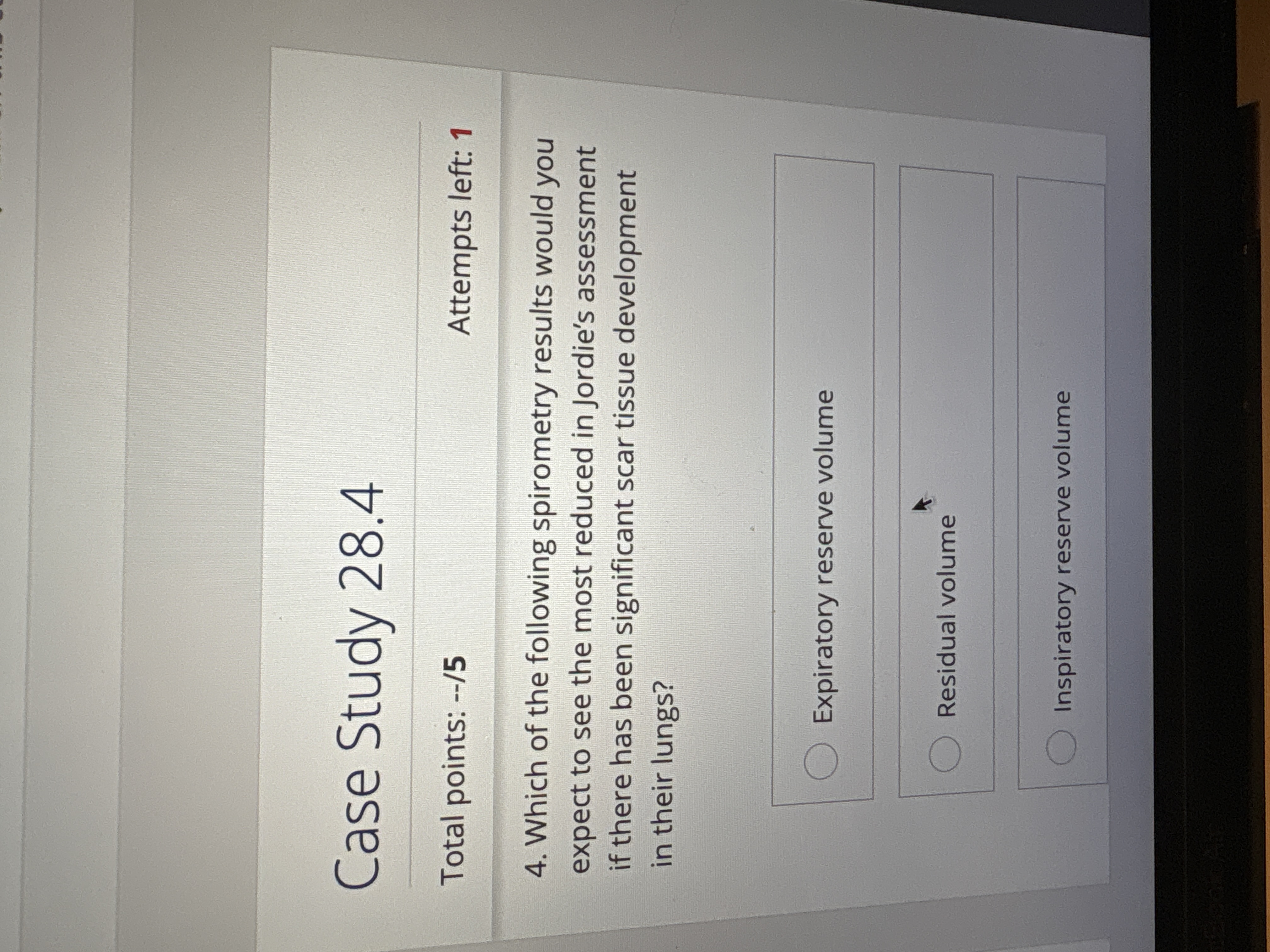 Answer Case Study 28.4 Total points: --/5