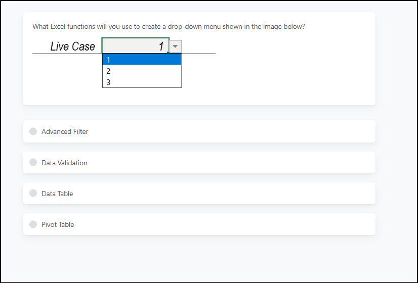 Answer What Excel functions will you use to