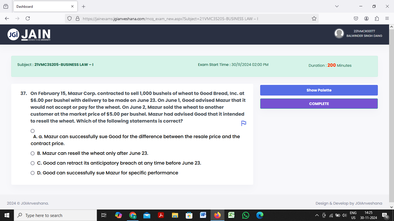 ANSWER Dashboard X + X - C O B