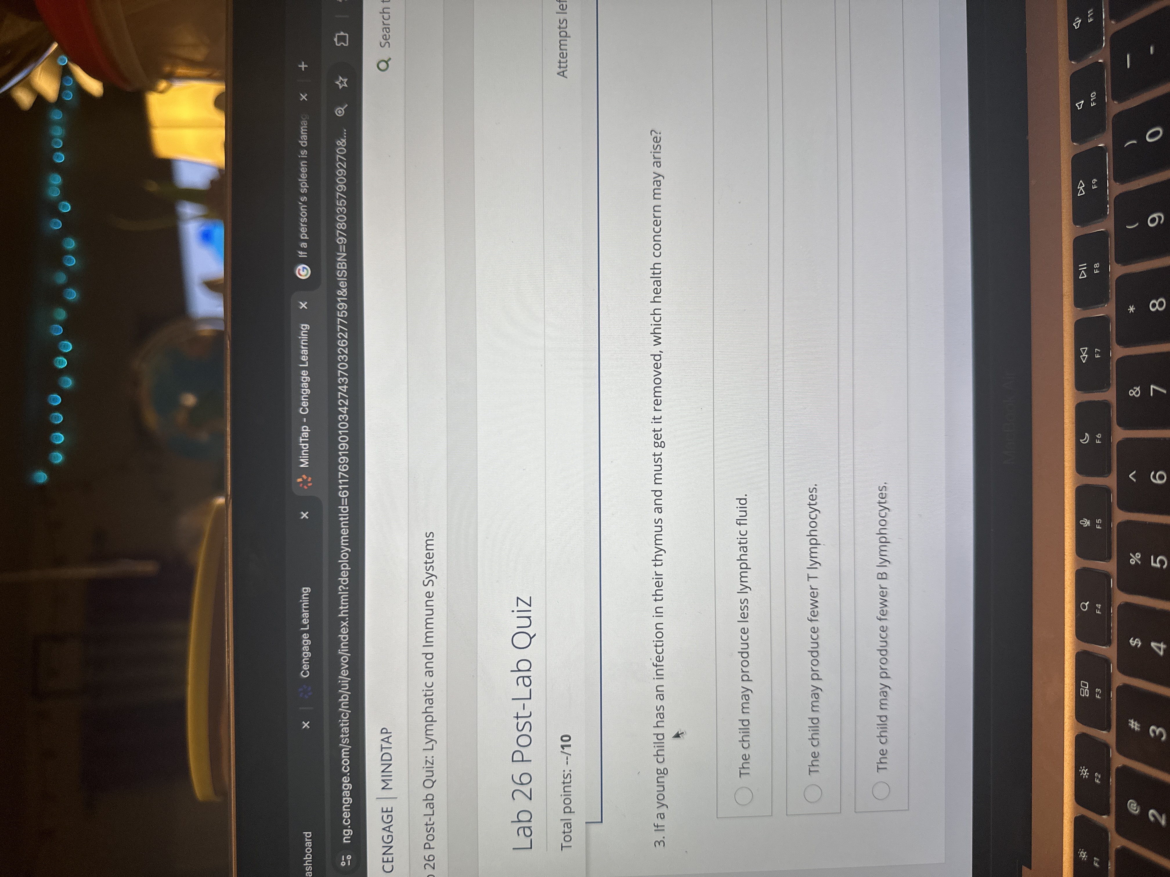 Answer x Cengage Learning X MindTap - Cengage