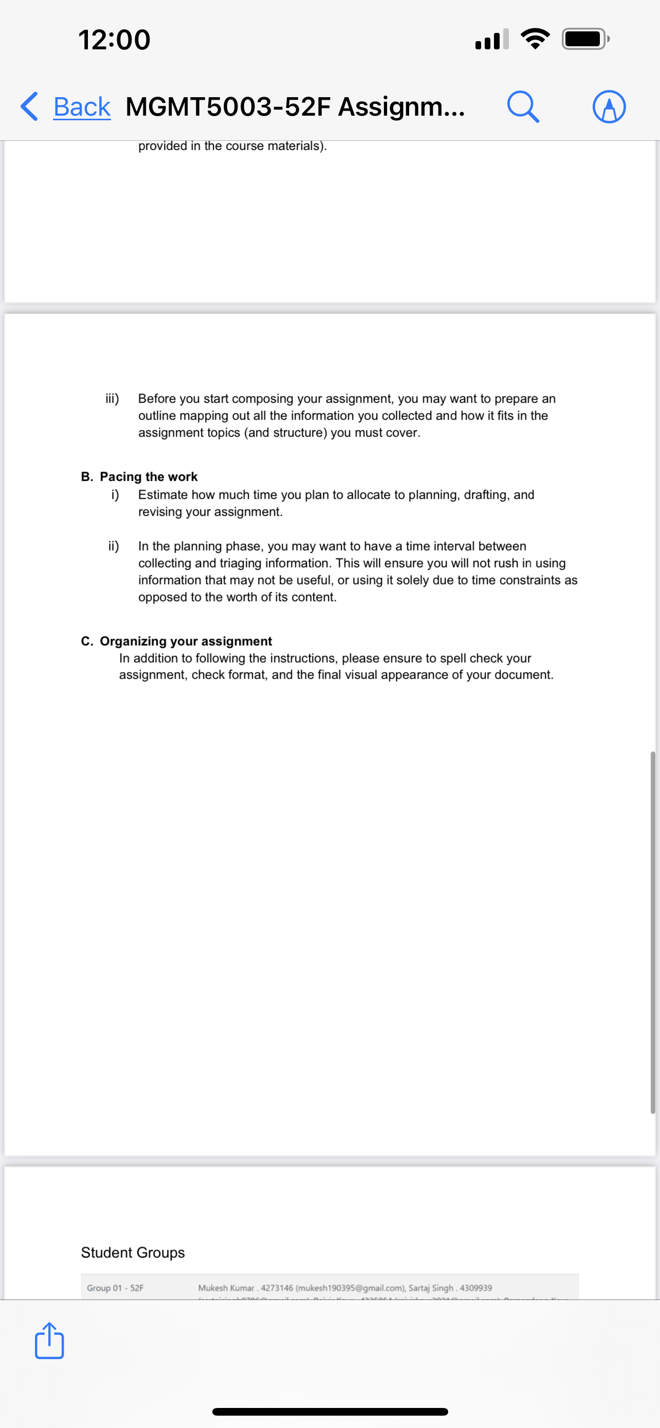 1200 all '5' [3' < Back MGMT5003-52F