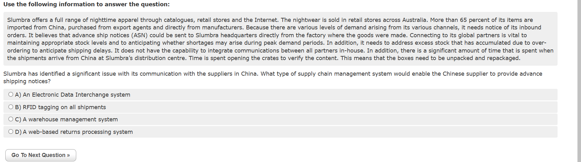 Please provide the best suitable answer with