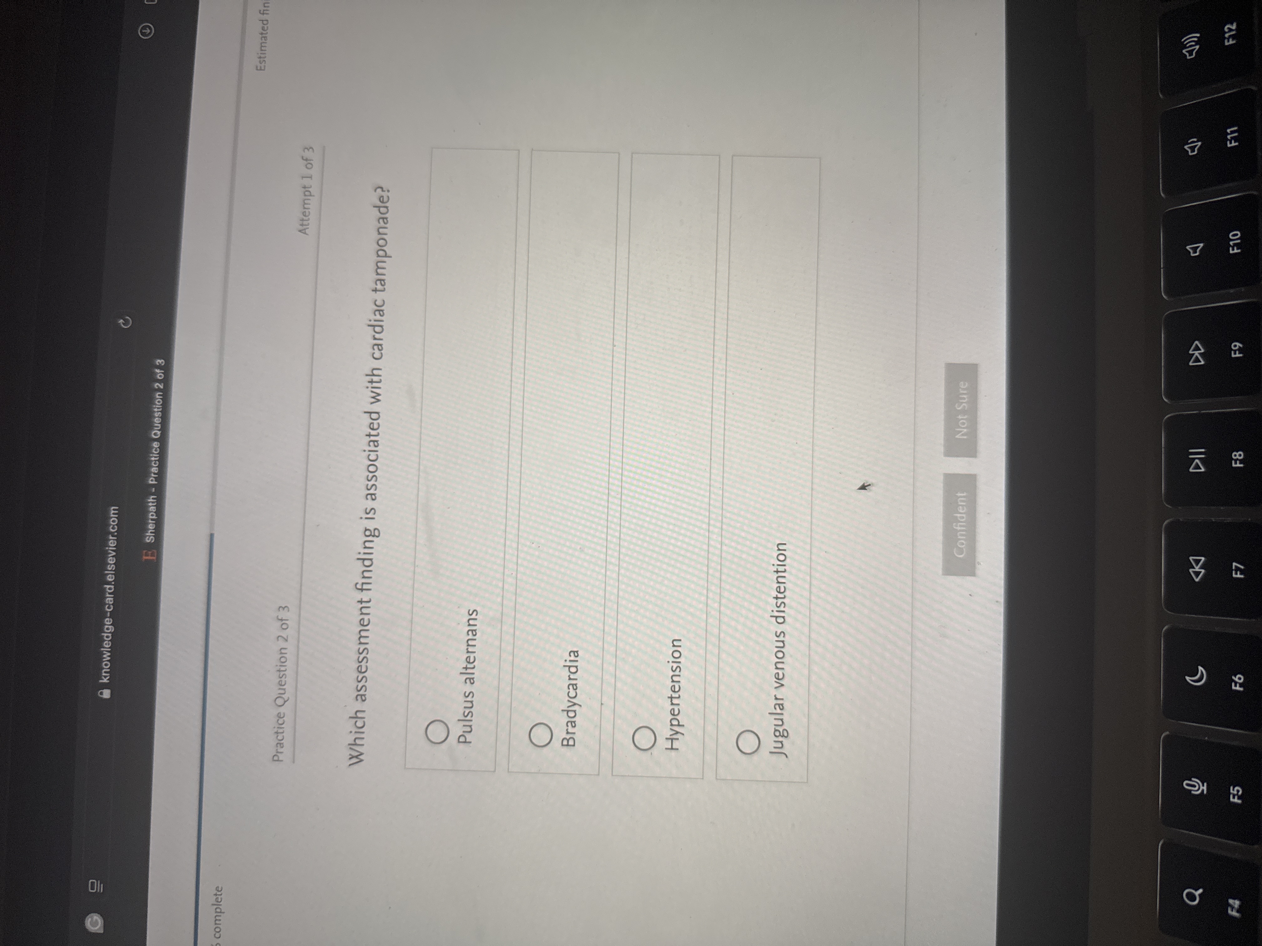 Answer G knowledge-card.elsevier.com E Sherpath -