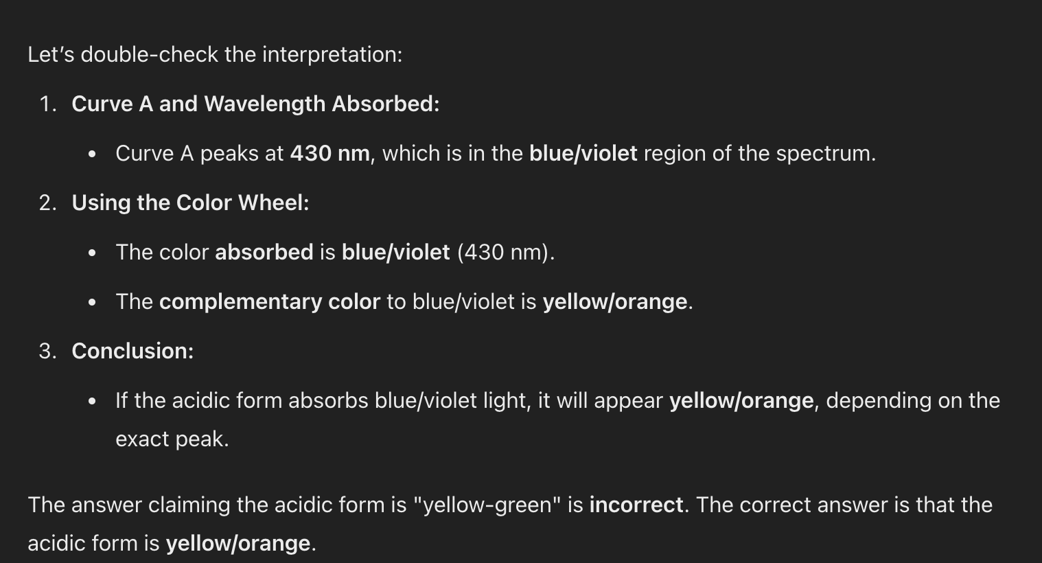 double-check the answer Let's double-check