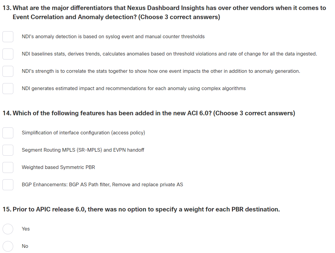 answer 13. What are the major differentiators