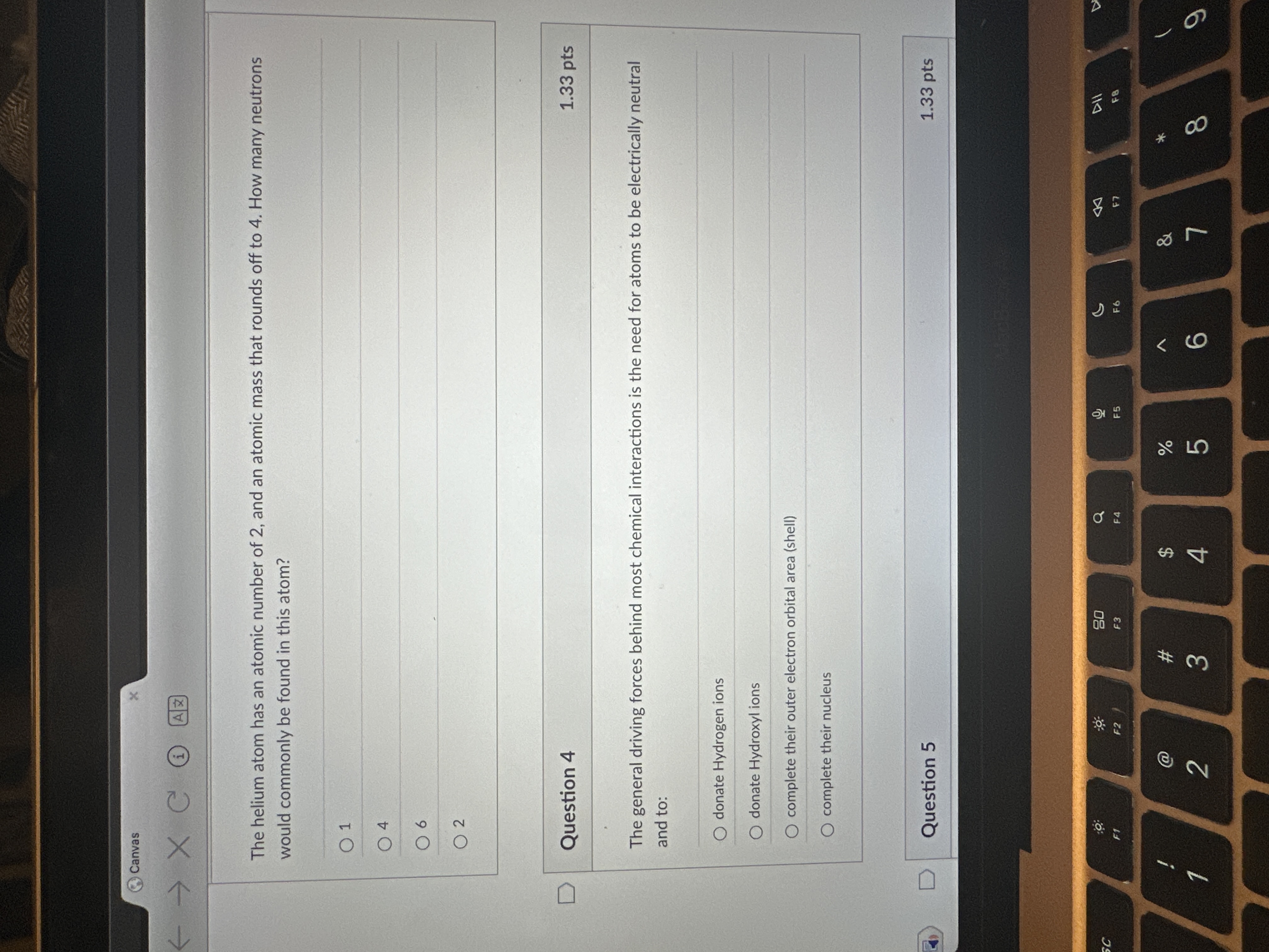 Answer Canvas - X CQ AE The helium atom has an