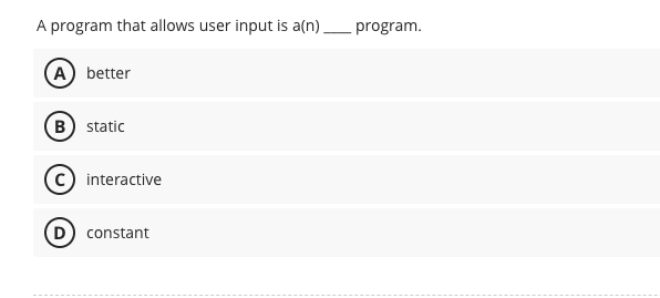 answer carefully without any mistakes A program