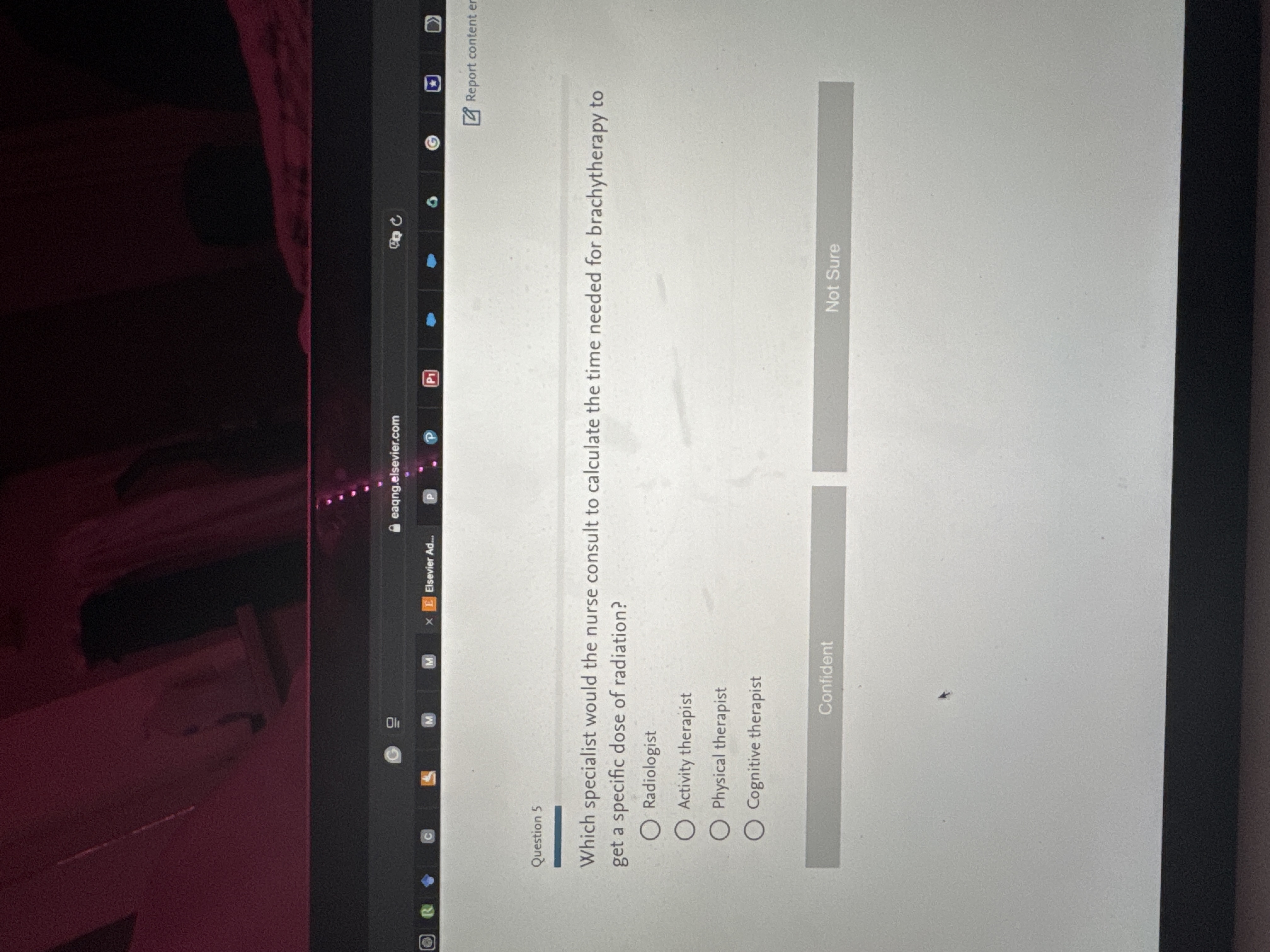 Answer G eaqng.elsevier.com OR C M M x E Elsevier