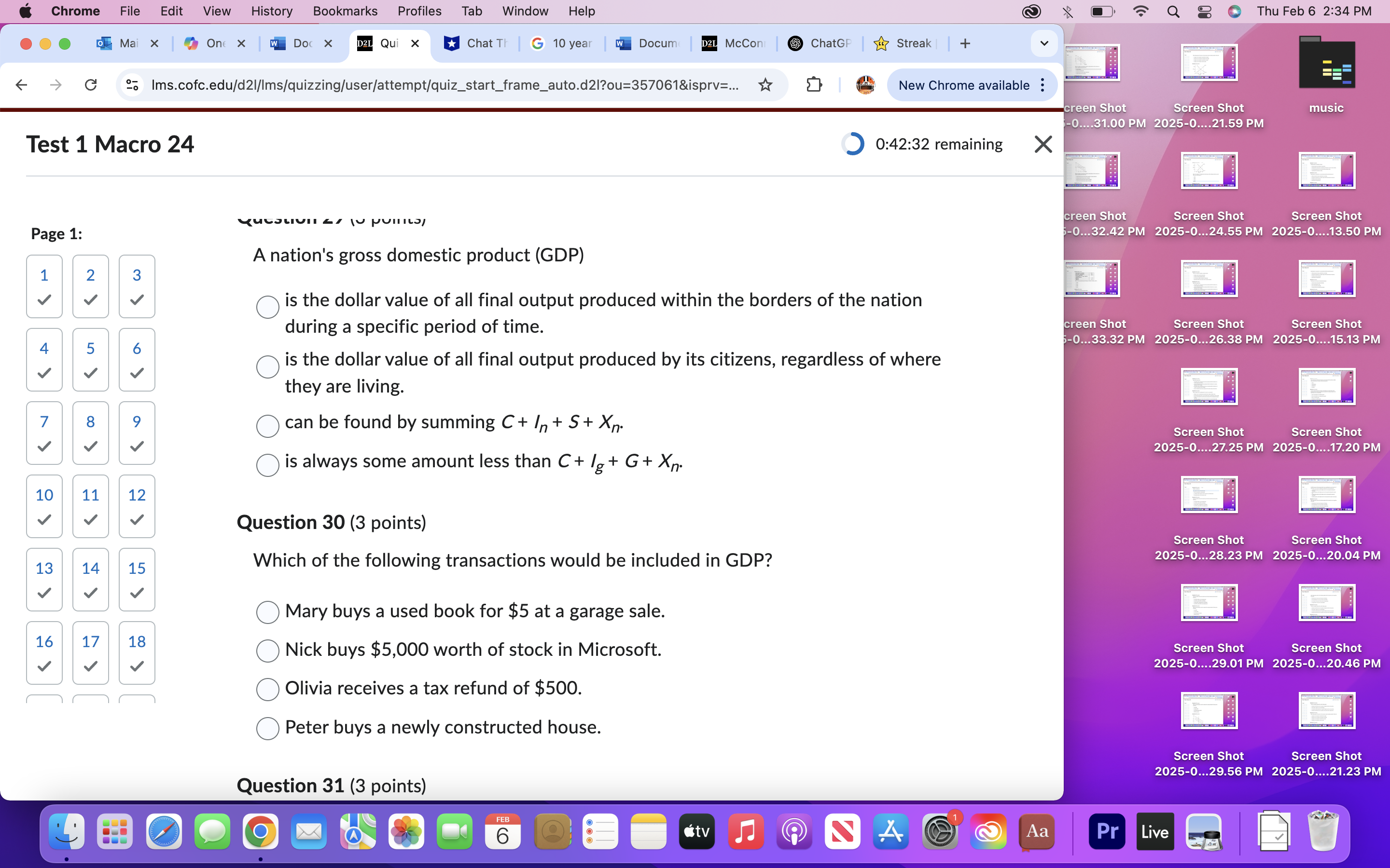 answer Chrome File Edit View History Bookmarks