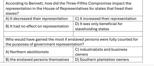 answer According to Bennett, how did the