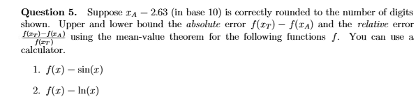 answer questions Question 5. Suppose +4 = 2.65