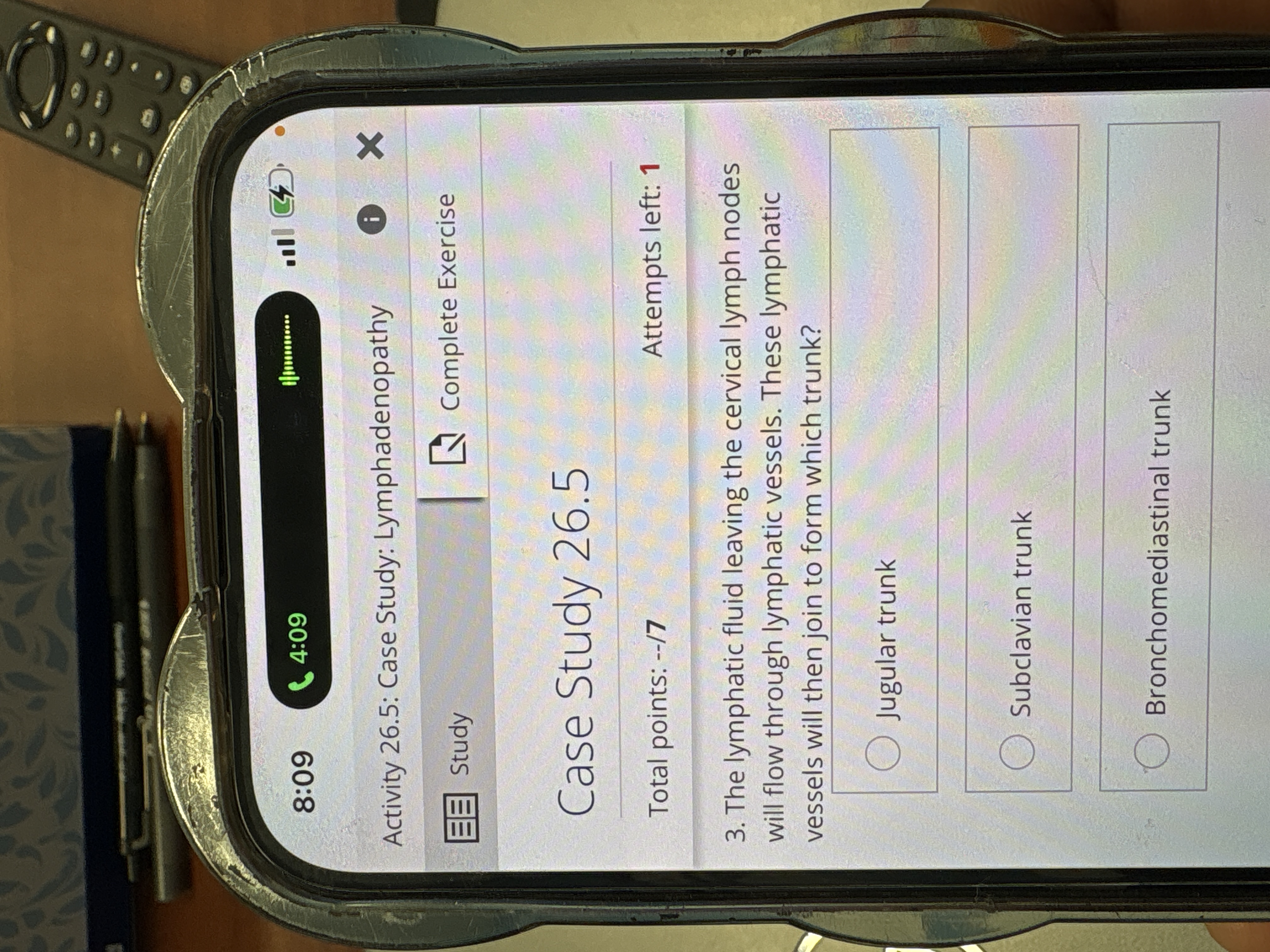 Answer 8:09 4:09 Activity 26.5: Case Study: