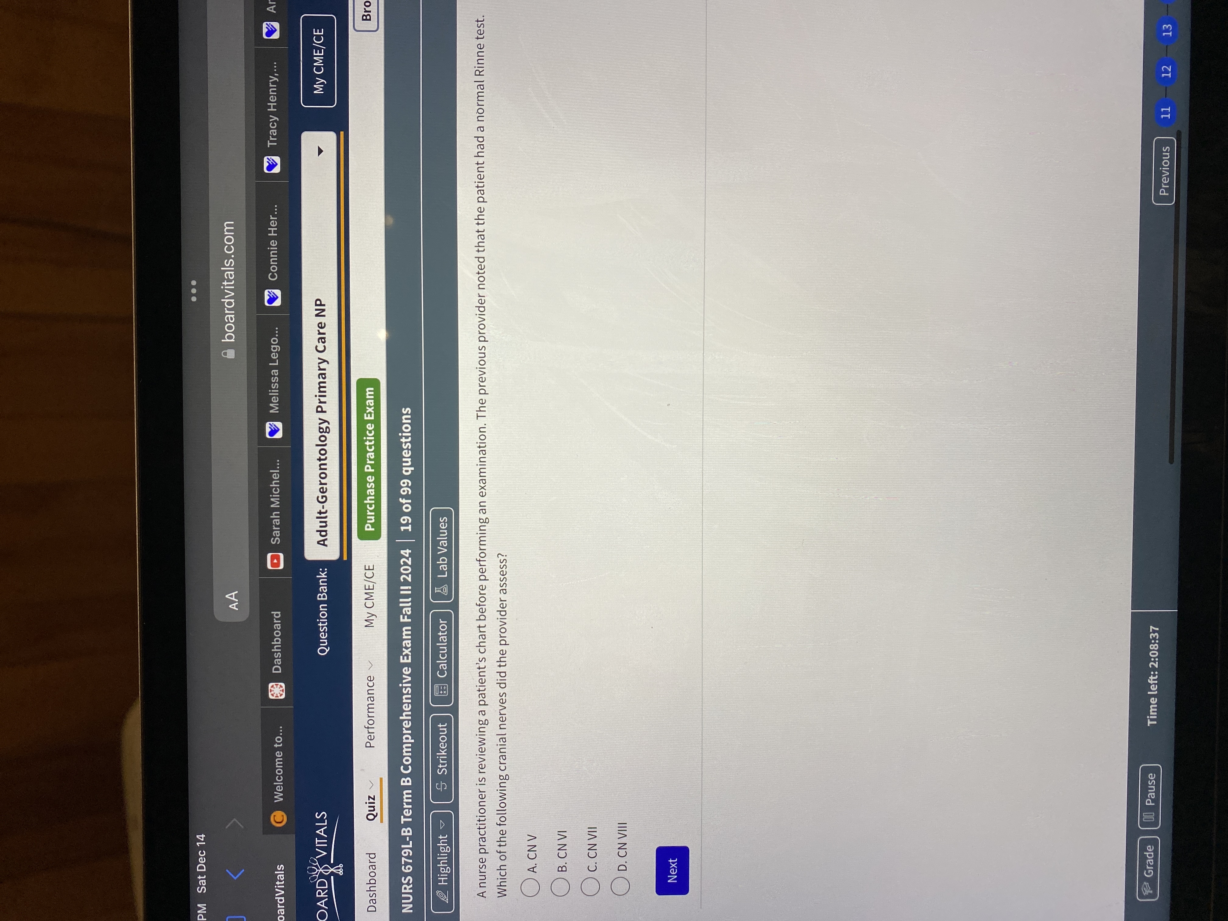 Answer .. . PM Sat Dec 14 AA boardvitals.com oard