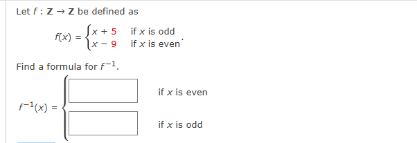 how to answer Let Ff: # - #7 be defined as fix) =