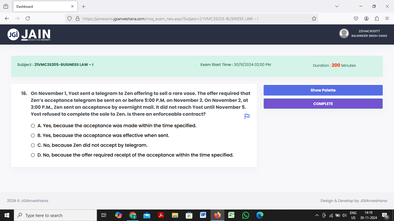 ANSWER Dashboard X + X - C O B