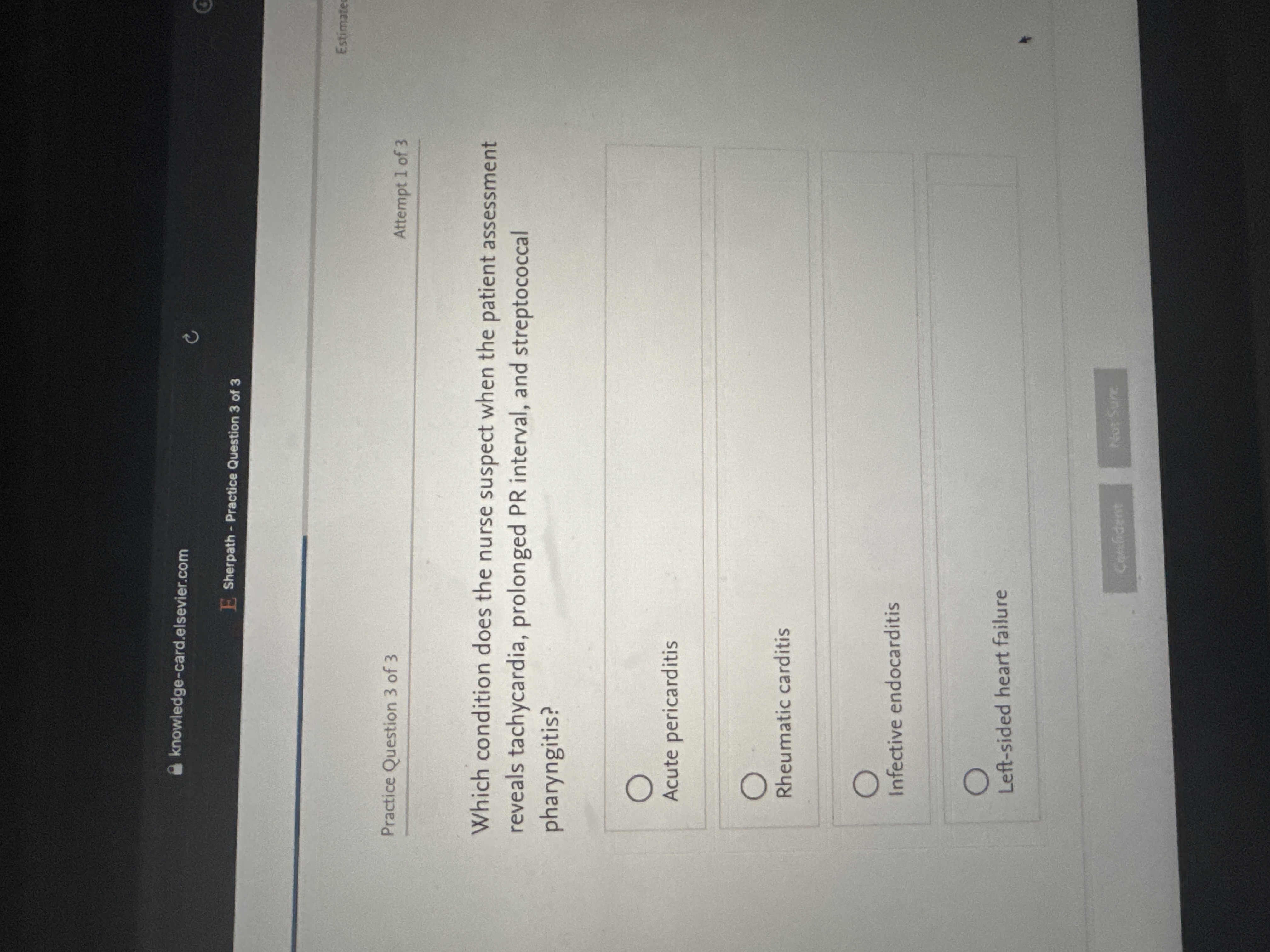 Answer knowledge-card.elsevier.com C E Sherpath -