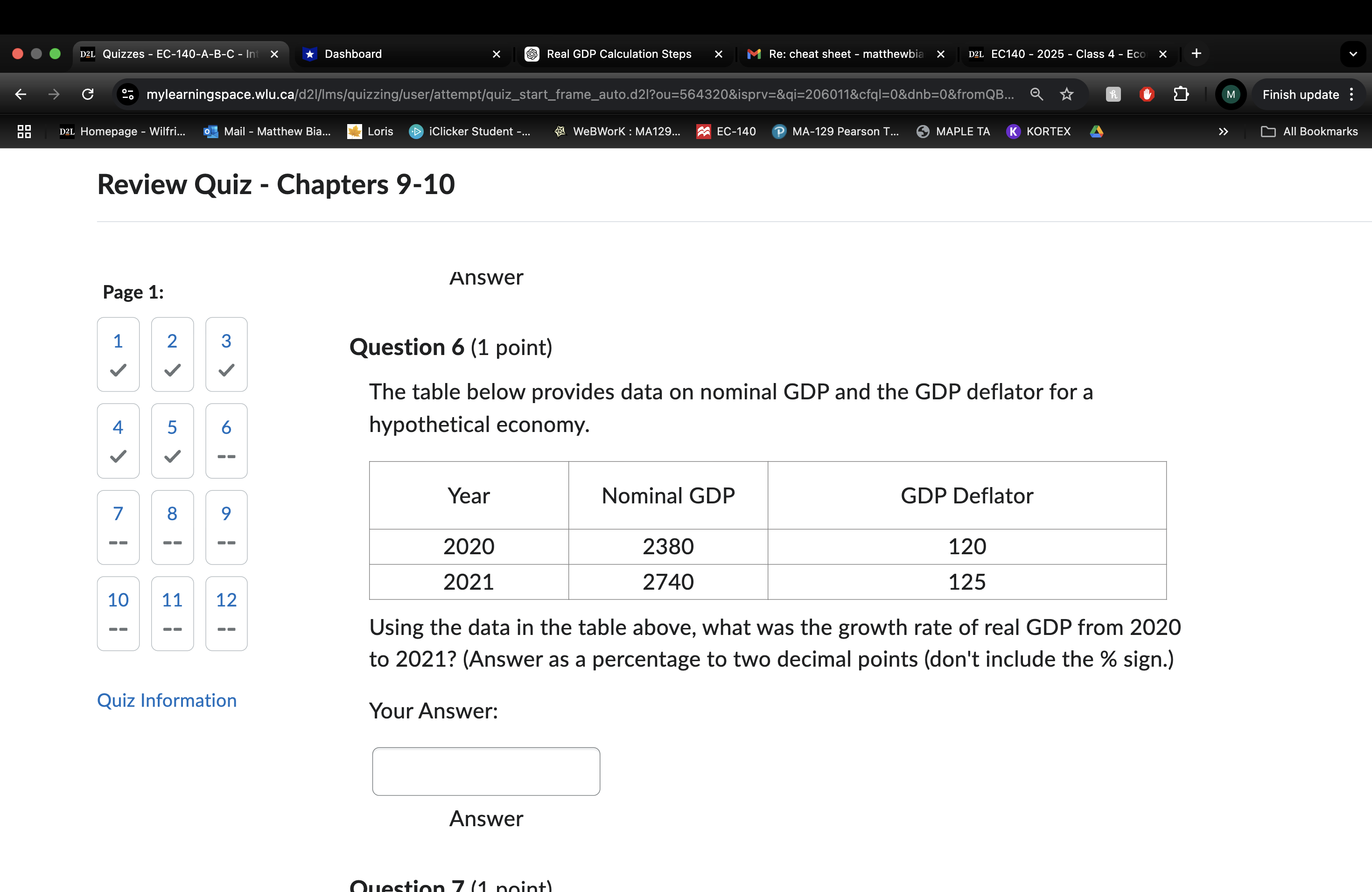 answer D2L Quizzes - EC-140-A-B-C - Int x