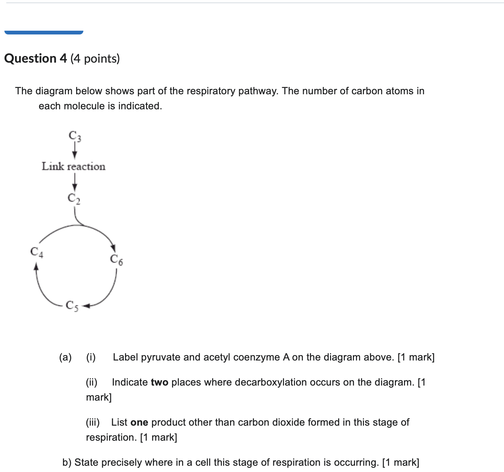 answer this question Question 4 (4 points) The