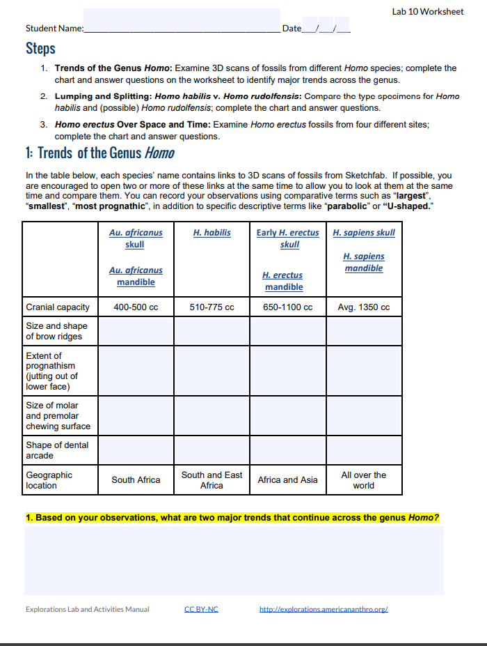 Answer Lab 10 Worksheet Student Mame: Date_ [/ /