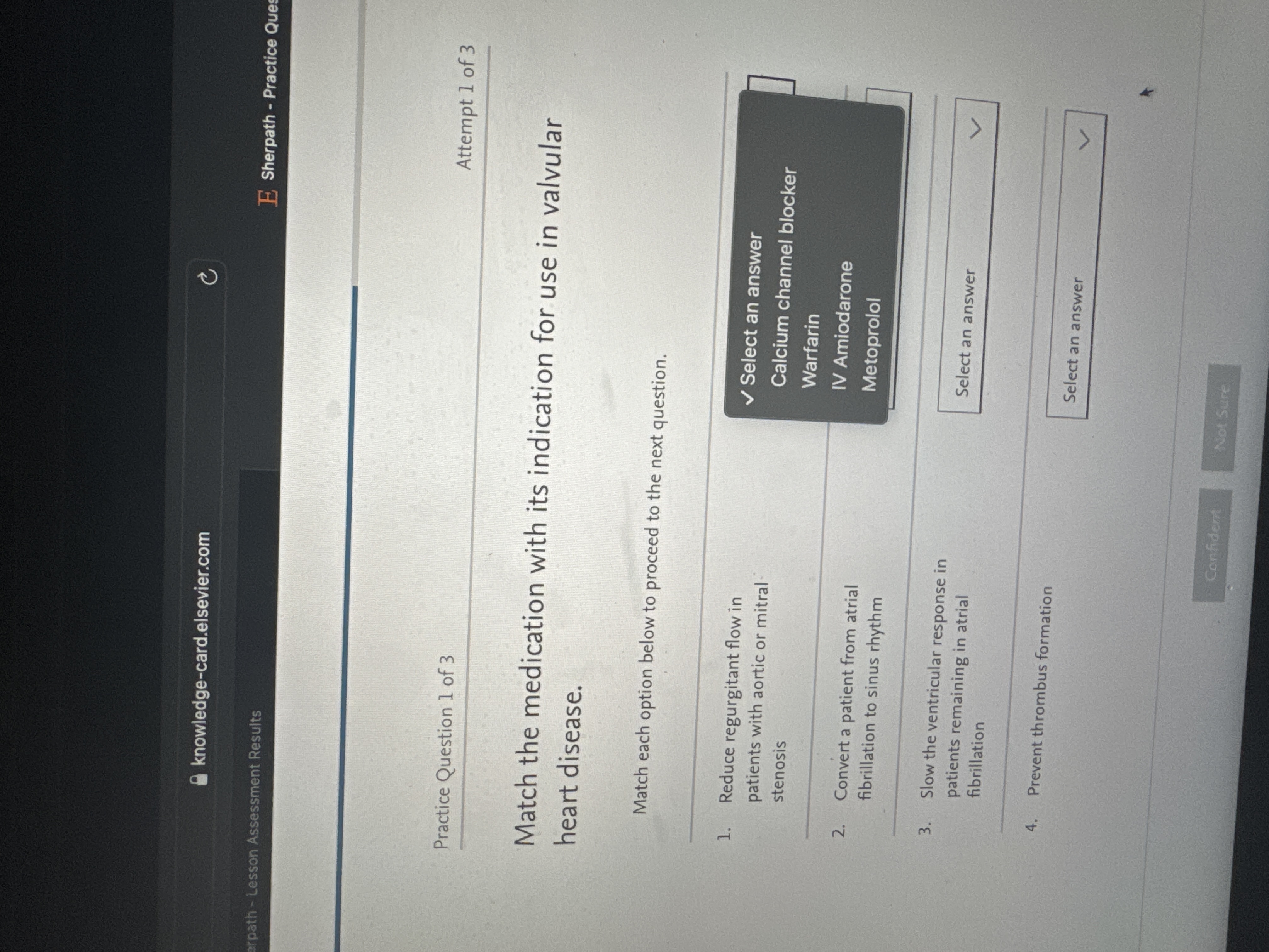 Answer knowledge-card.elsevier.com C E Sherpath -