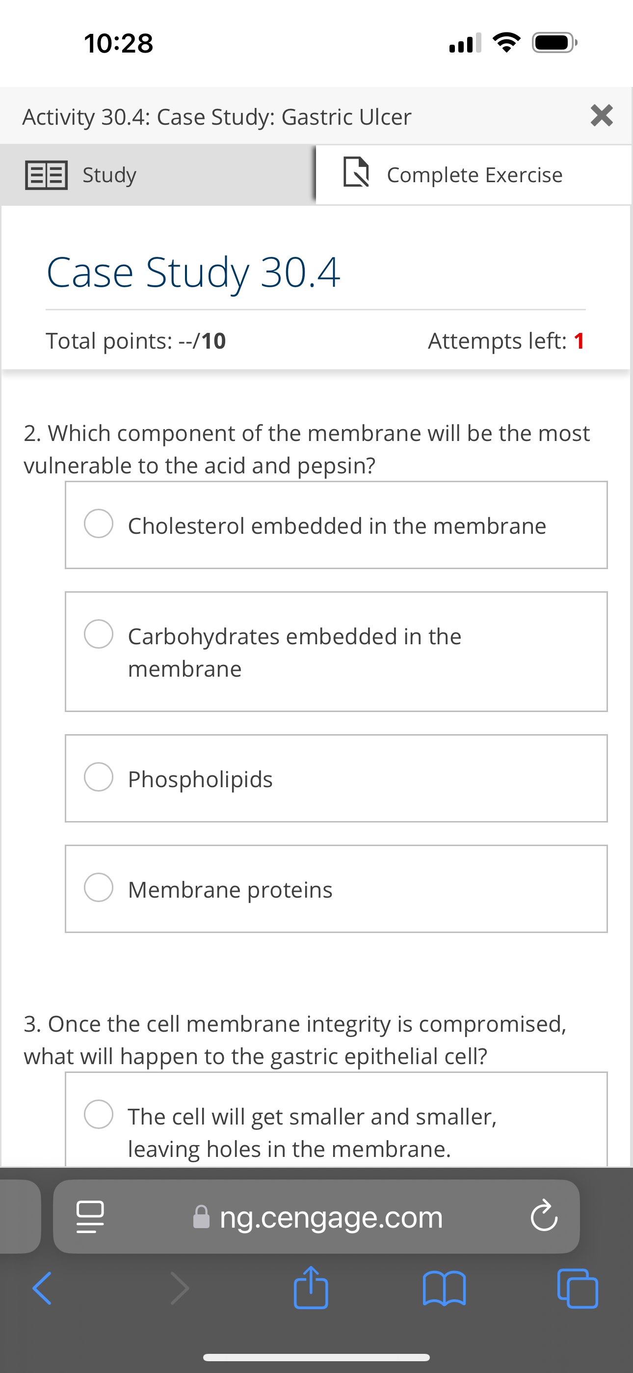 Answer 10:28 all T @) Activity 30.4: Case Study: