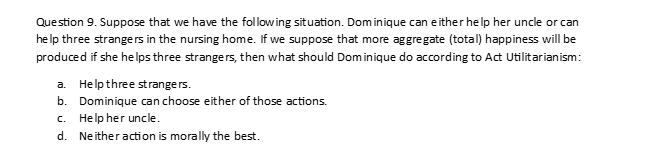 answer Question 9. Suppose that we have the