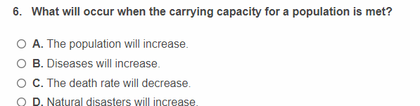 answer 6. What will occur when the carrying
