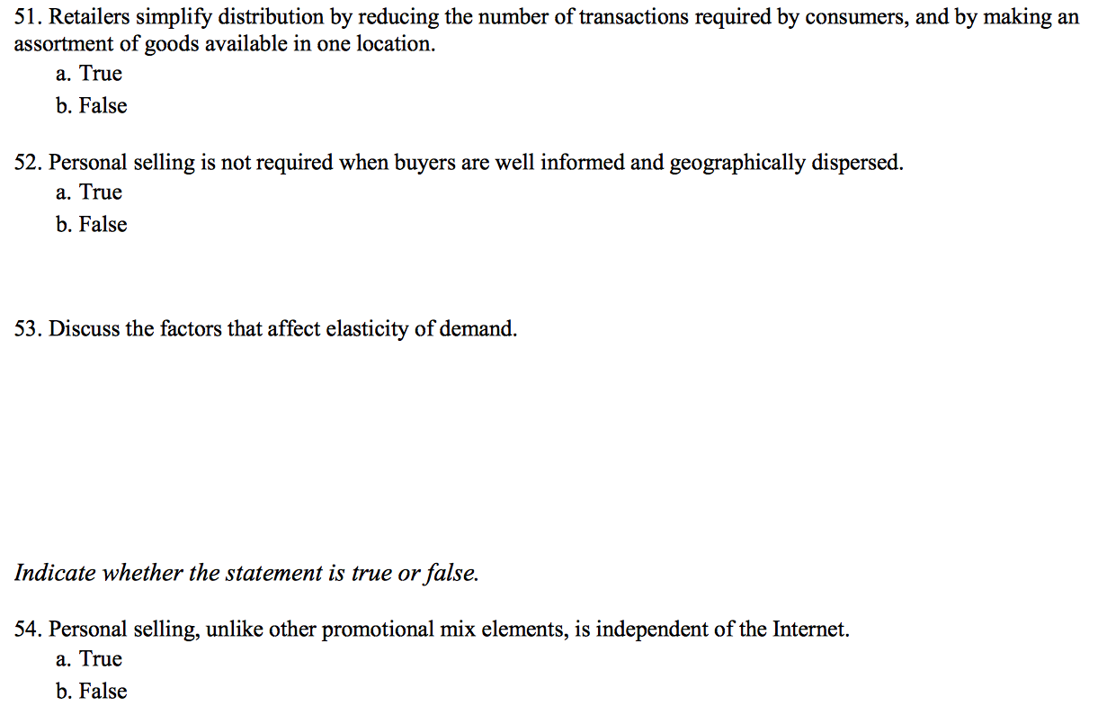 This some marketing question i need help. please