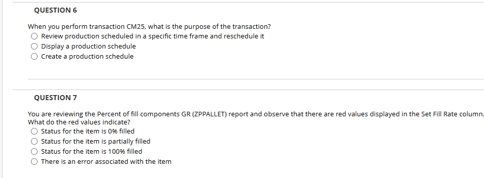 answer both question accuratley QUESTION 6 When