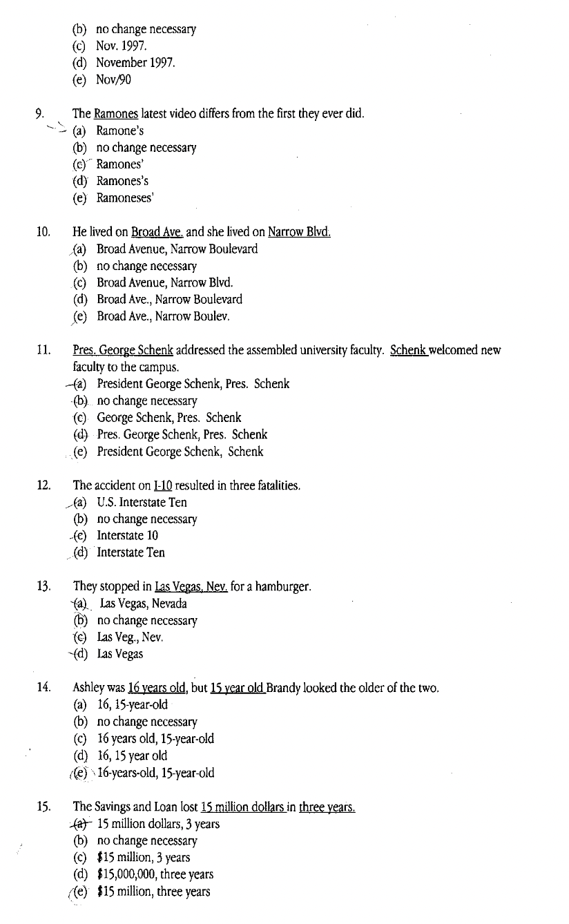 Exercise 8: Associated Press Style From the