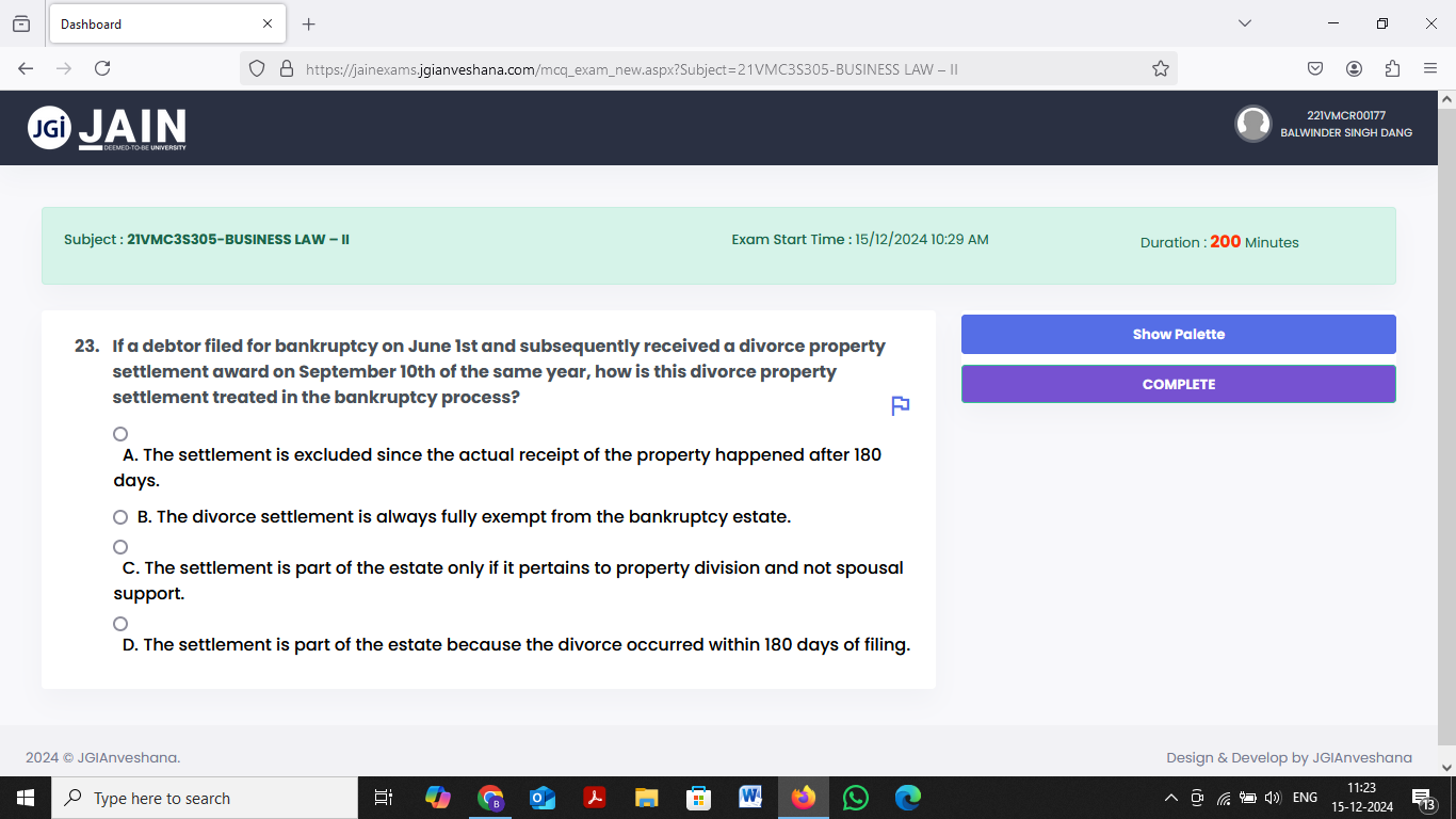 ANSWER Dashboard X + X - C O B