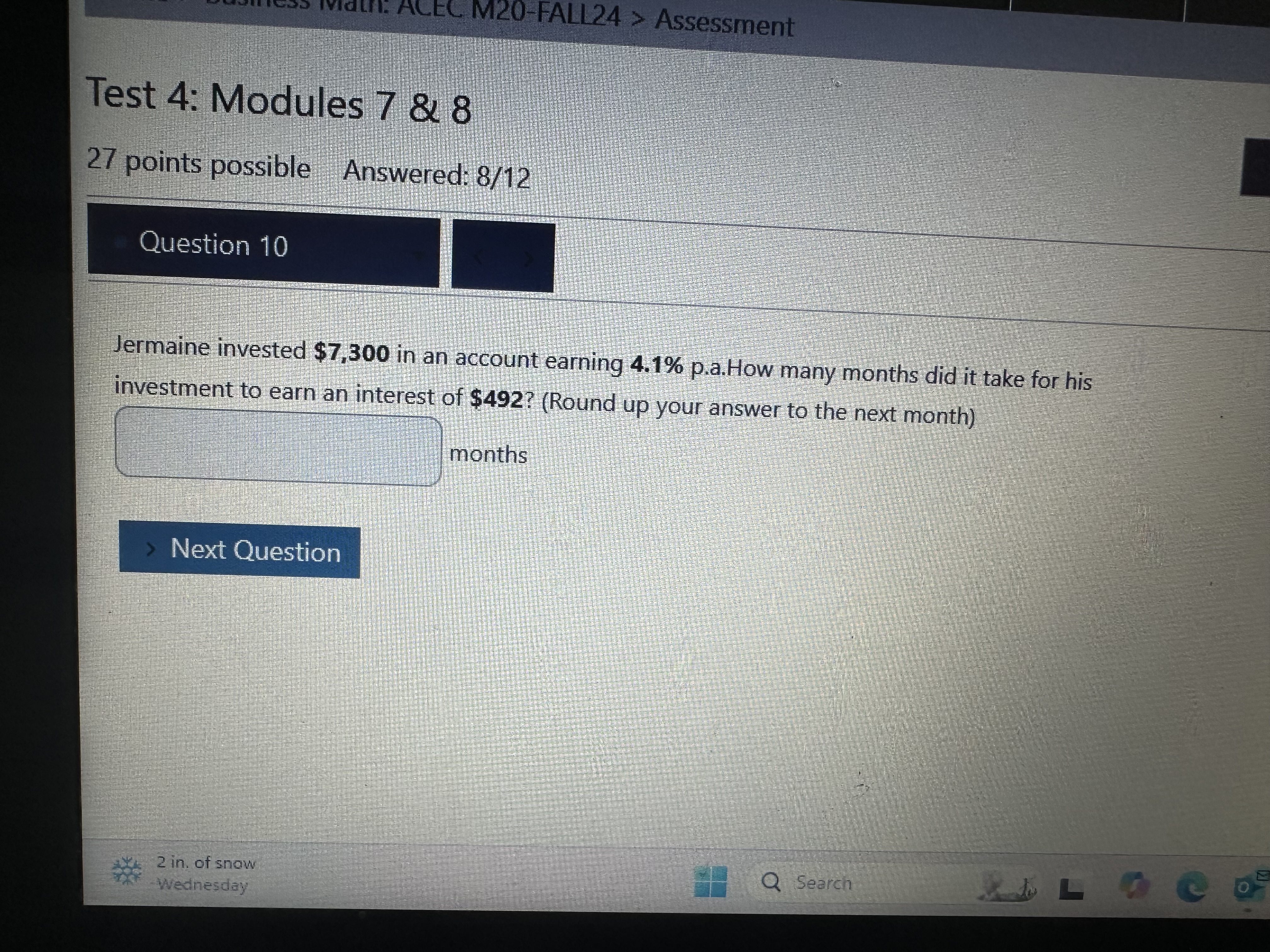 Answer EC M20-FALL24 > Assessment Test 4: Modules
