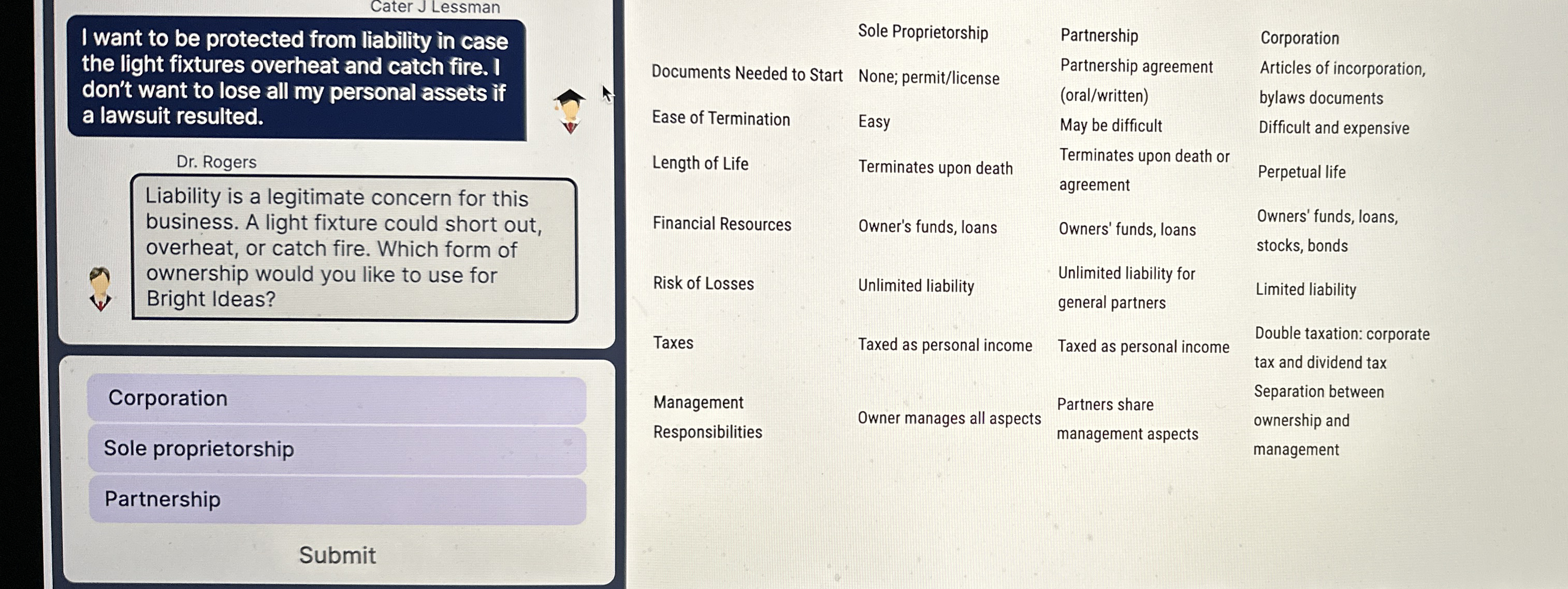 Cater JLessman I want to be protected from