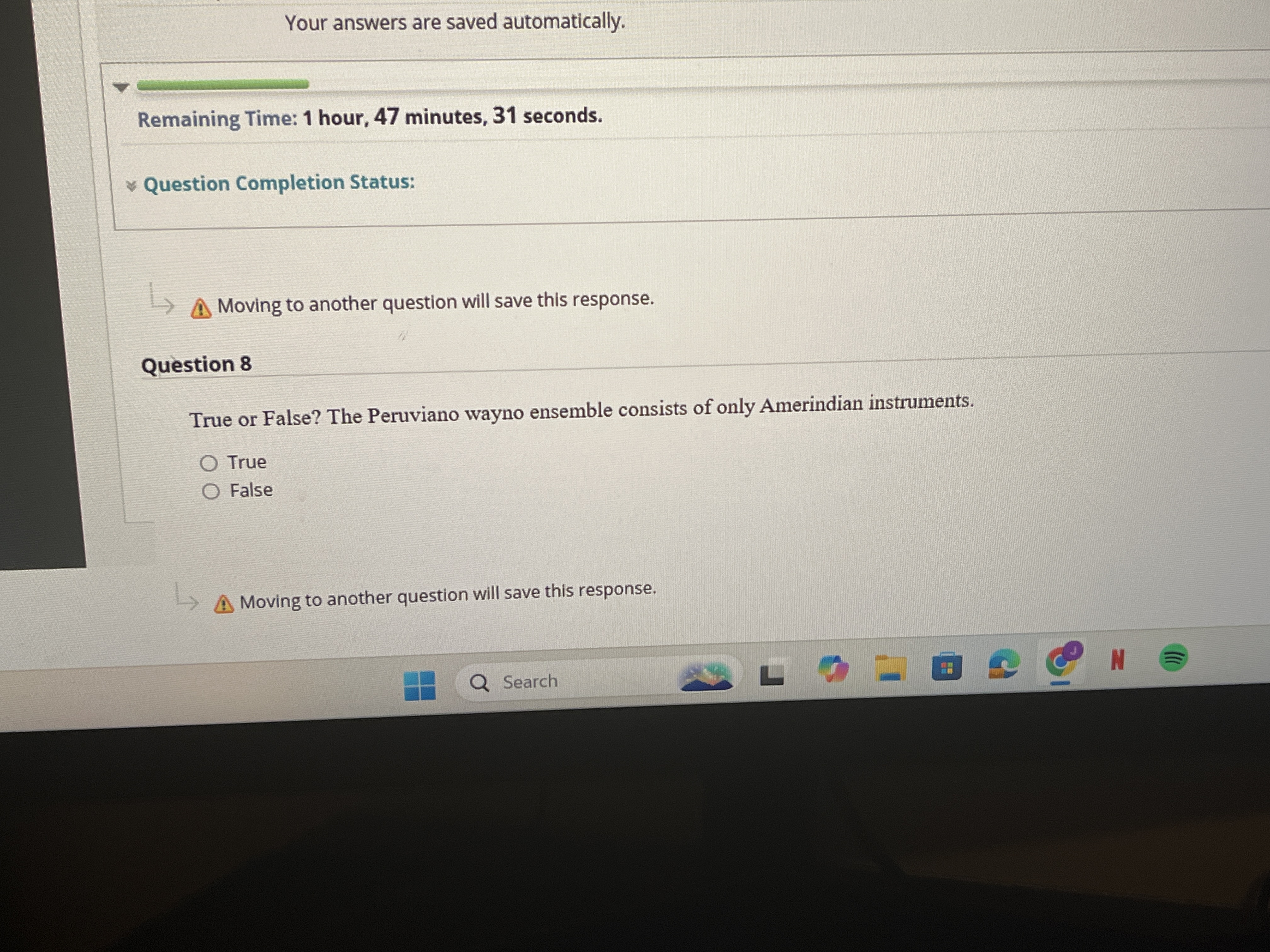 Answer Your answers are saved automatically. W