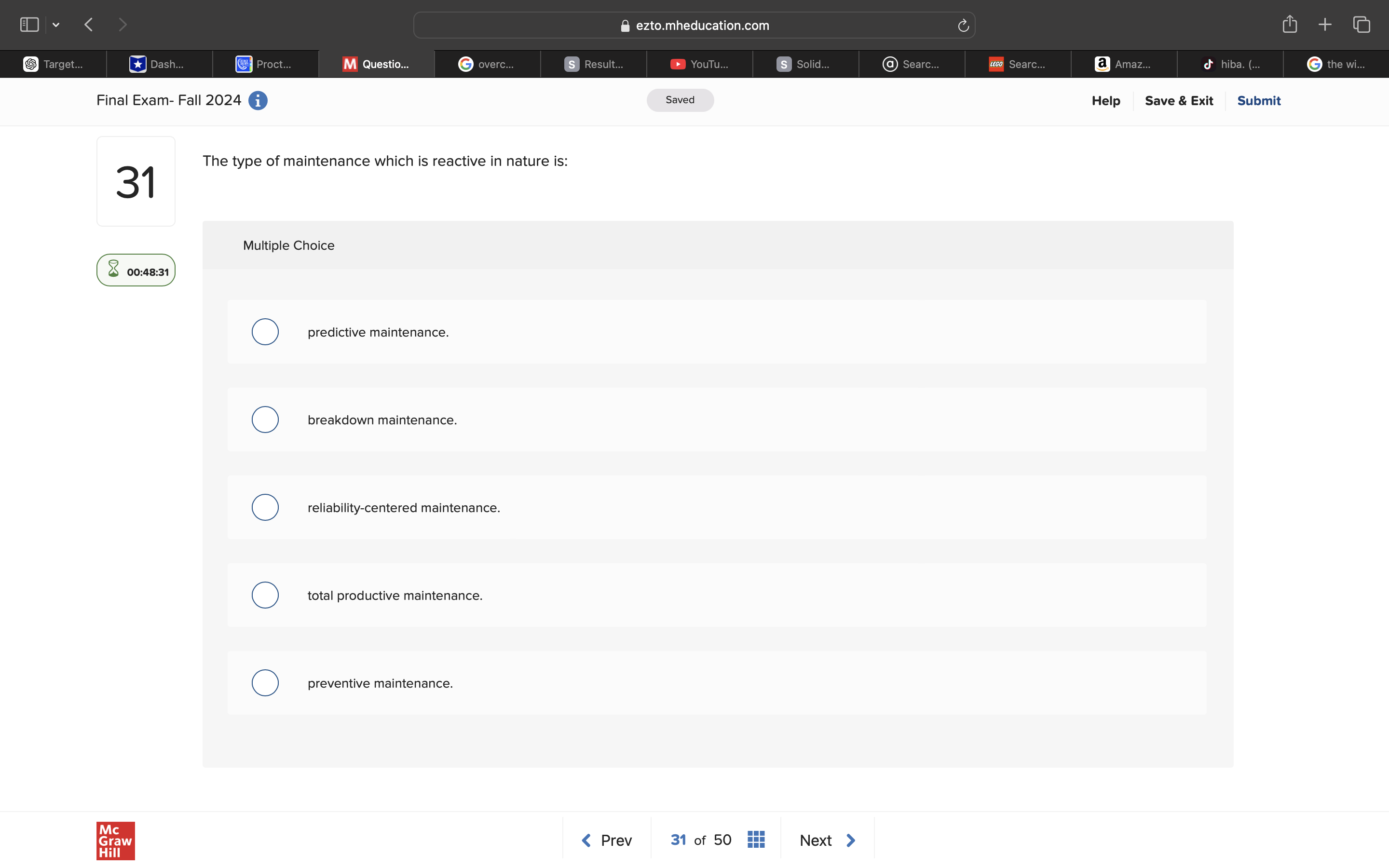 answer + ezto.mheducation.com Target... Dash..