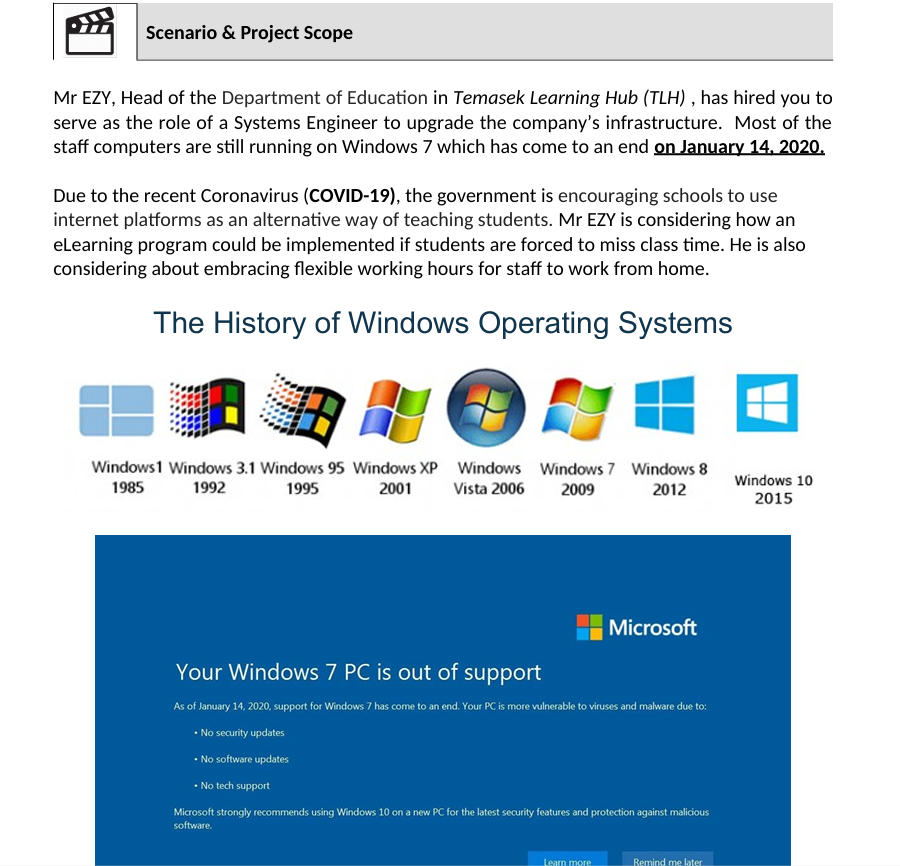 how to do E | Scenario & Project Scope Mr EZY,