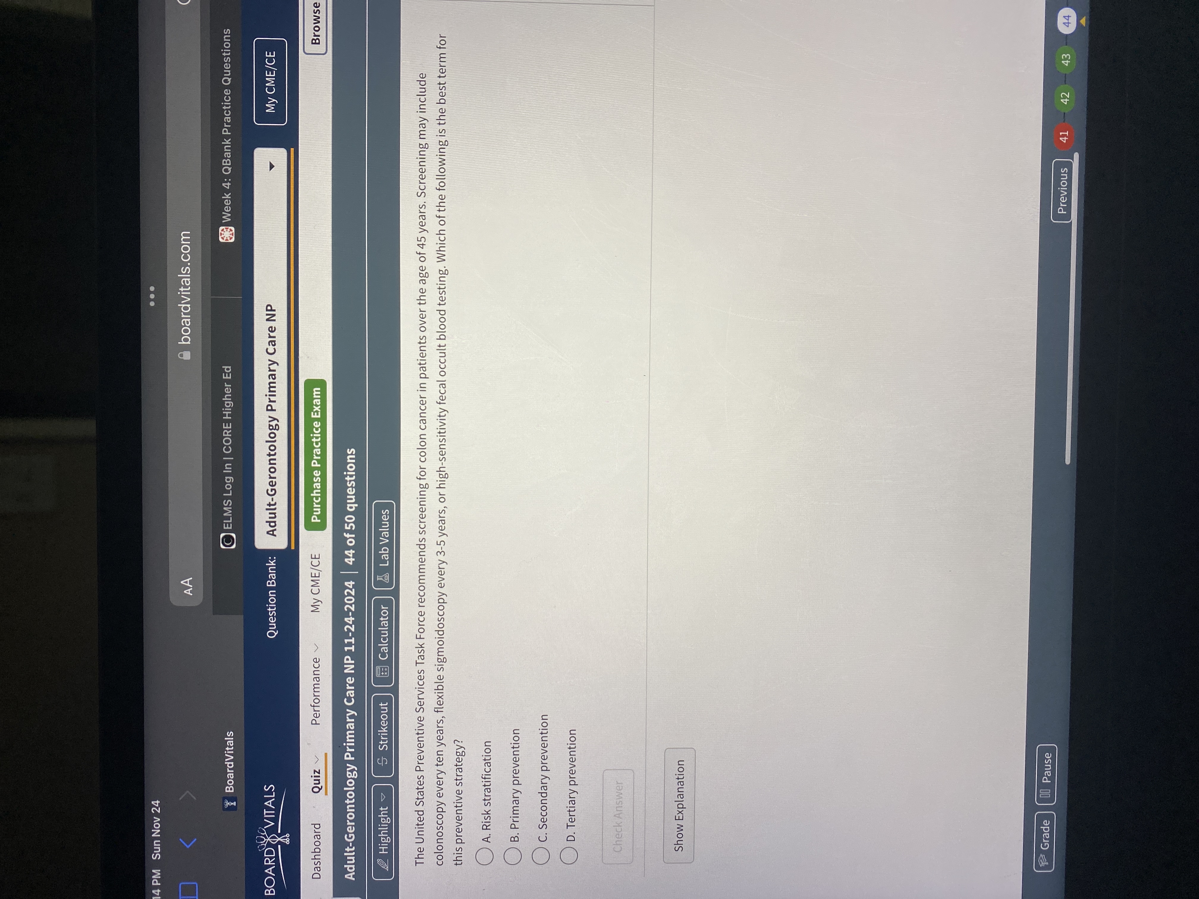 Answer 14 PM Sun Nov 24 . . . K AA